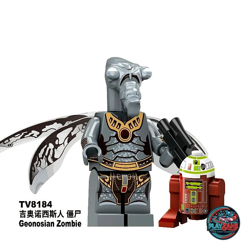 Custom Minifigs Star Wars Geonosian Zombie