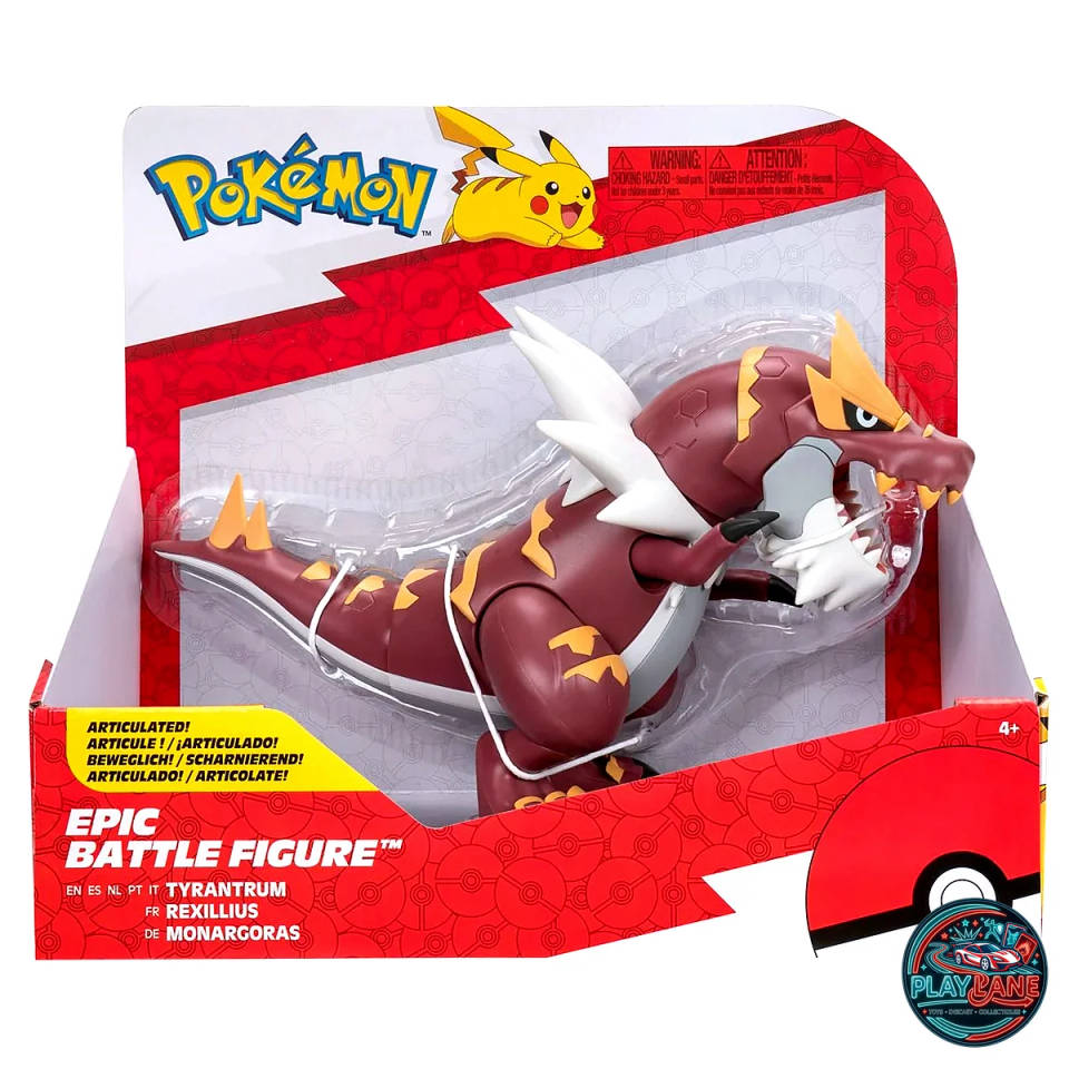 Pokémon 12-Inch Epic Battle Figure: Tyrantrum (Officially Licensed by Jazwares) (Copy)