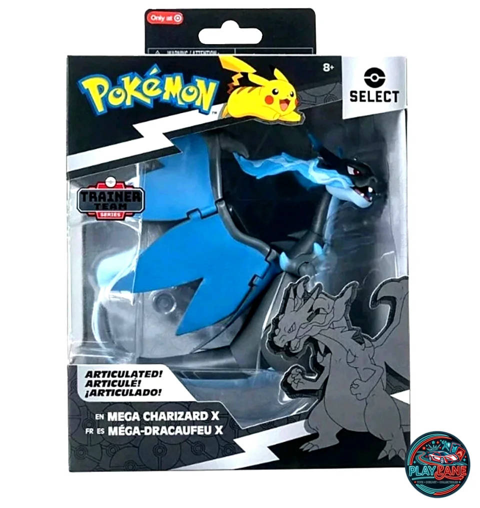 Pokémon Select Series 6-Inch Super-Articulated Mega Charizard X Action Figure (Jazwares / Target Exclusive)