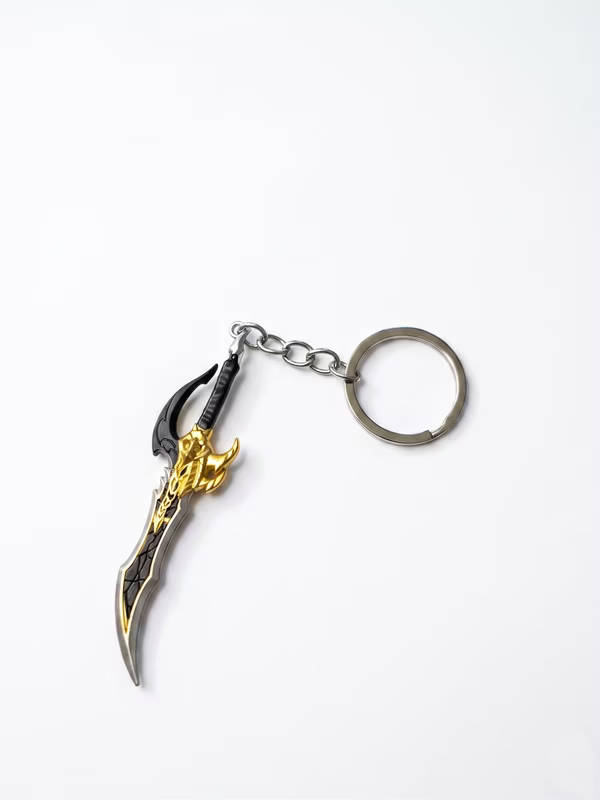 Solo Leveling Kasaka's Venom Fang Keyring | Premium Zinc Alloy Metal Dagger Replica | Shadow Monarch Anime Weapon Pack Keychain Accessory