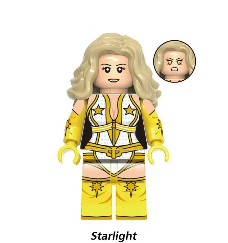 Starlight (The Boys) Custom Minifigure XH1904 – Third-Party Building Block Toy (Lego Compatible)