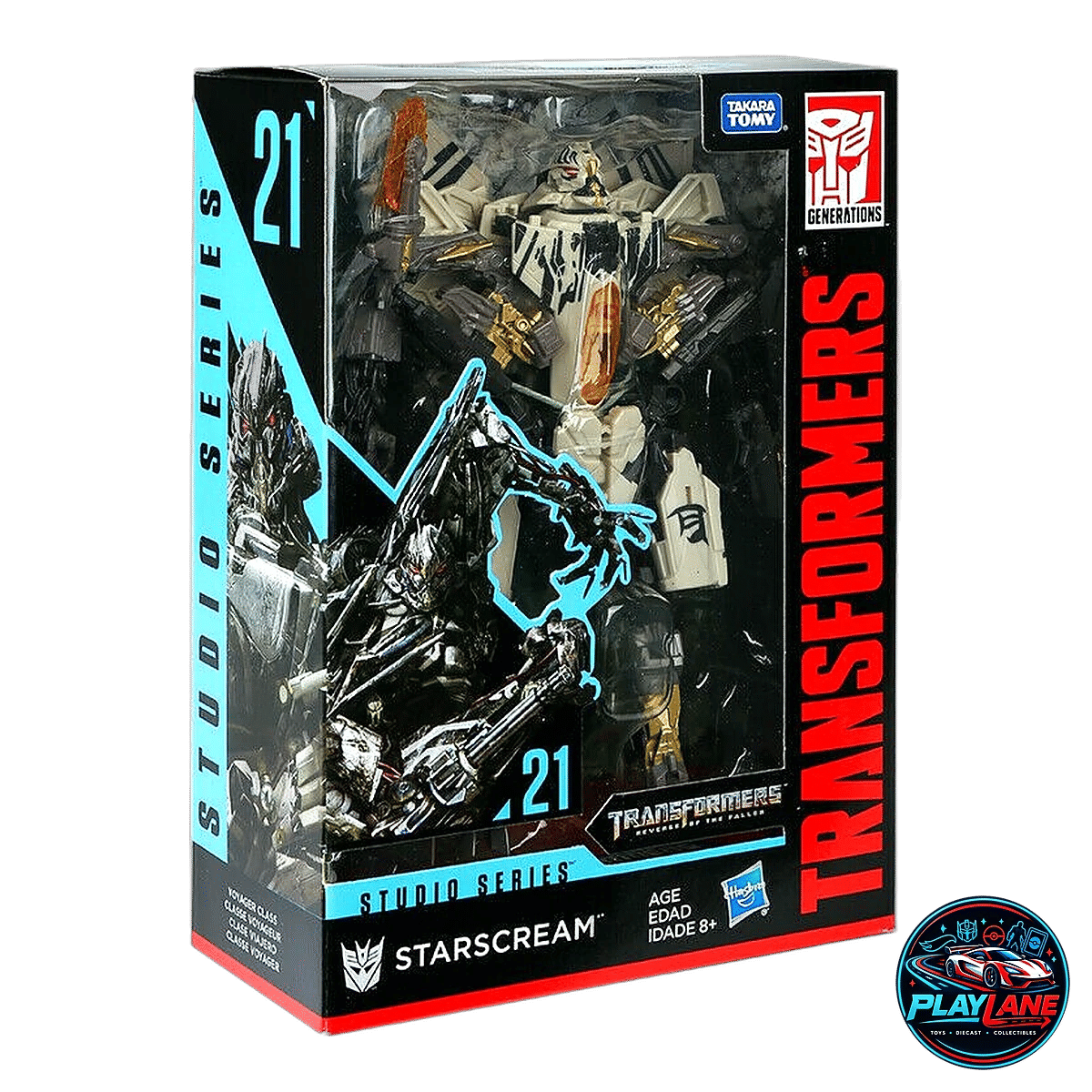 Transformers Studio Series SS-21 Starscream Voyager Class Revenge of the Fallen Action Figure (Takara Tomy / Hasbro Mold KO Version)