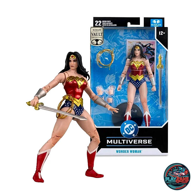 McFarlane Vault Collection Wonder Woman Classic 7-Inch Figure (81678 / Factory-Sealed / Lasso & Sword)