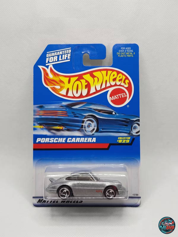 Vintage Hot Wheels 1998 Porsche Carrera Silver #829 | 1:64 Scale Diecast Car