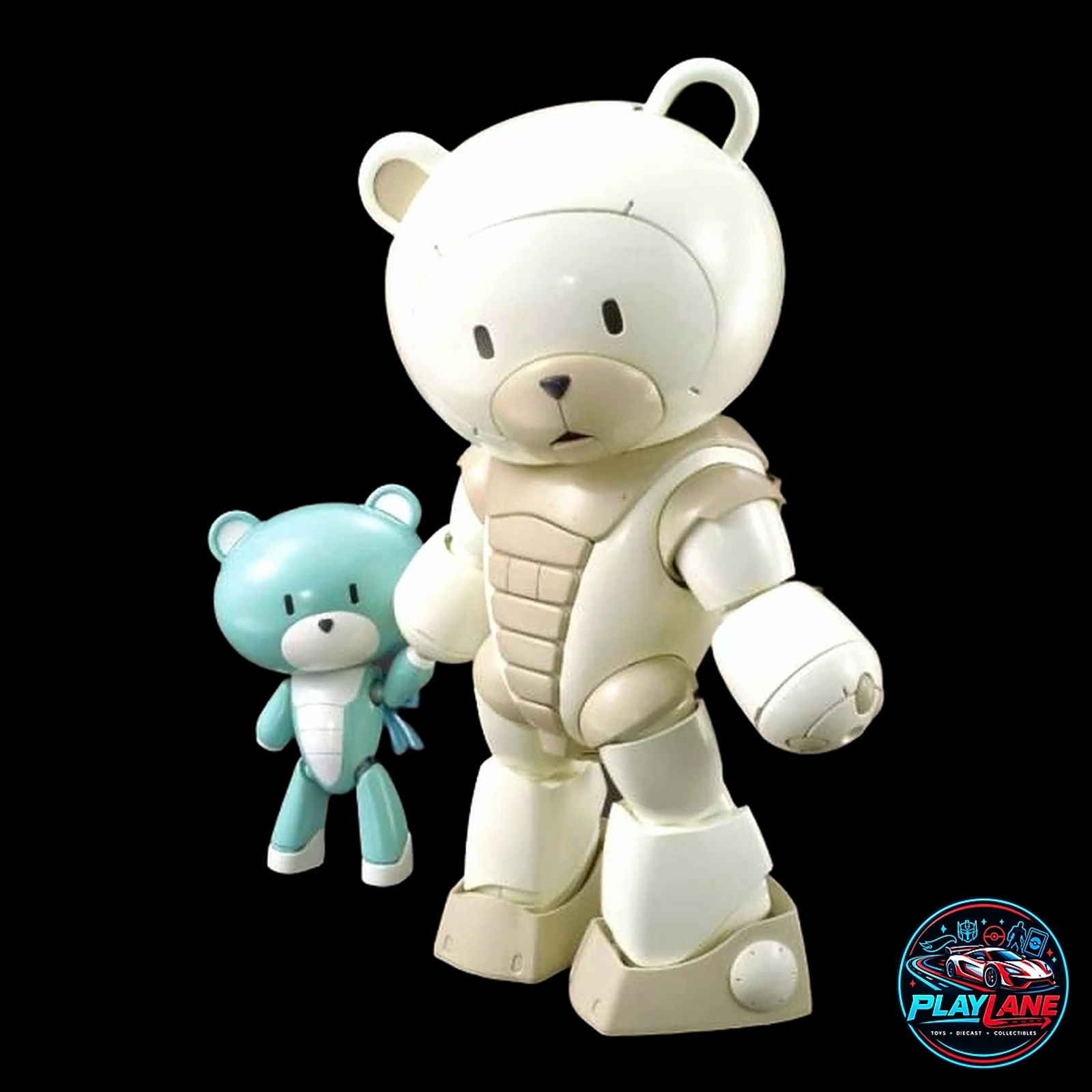 Bandai Spirits HGBF 1/144 #022 Beargguy F (Family) [Gundam Build Fighters Try] High Grade Gunpla Model Kit with Mamagguy, Petit'gguy, Holding-Hands Part & Backpack Stroller Connector - Main View 2
