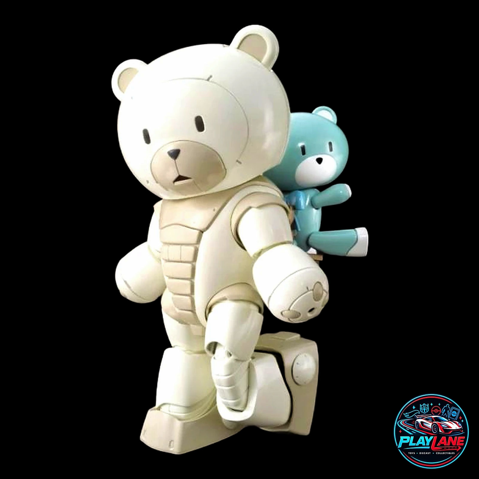 Bandai Spirits HGBF 1/144 #022 Beargguy F (Family) [Gundam Build Fighters Try] High Grade Gunpla Model Kit with Mamagguy, Petit'gguy, Holding-Hands Part & Backpack Stroller Connector - Main View 3