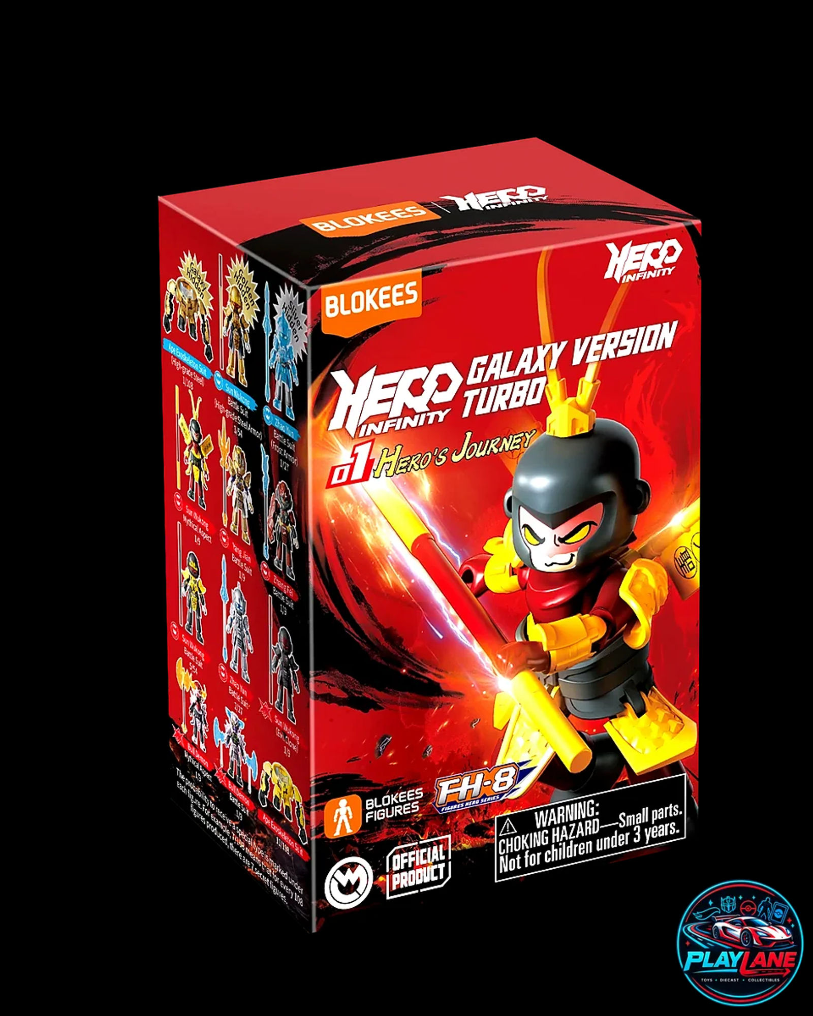 Blokees Herospire: Warrior Version 01 (Hero's Journey) [BLIND BOX] Articulated Snap-Fit Model Kit Action Figure with Removable Battle Armor, Weapon & Collectible Battle Card - Main View 1