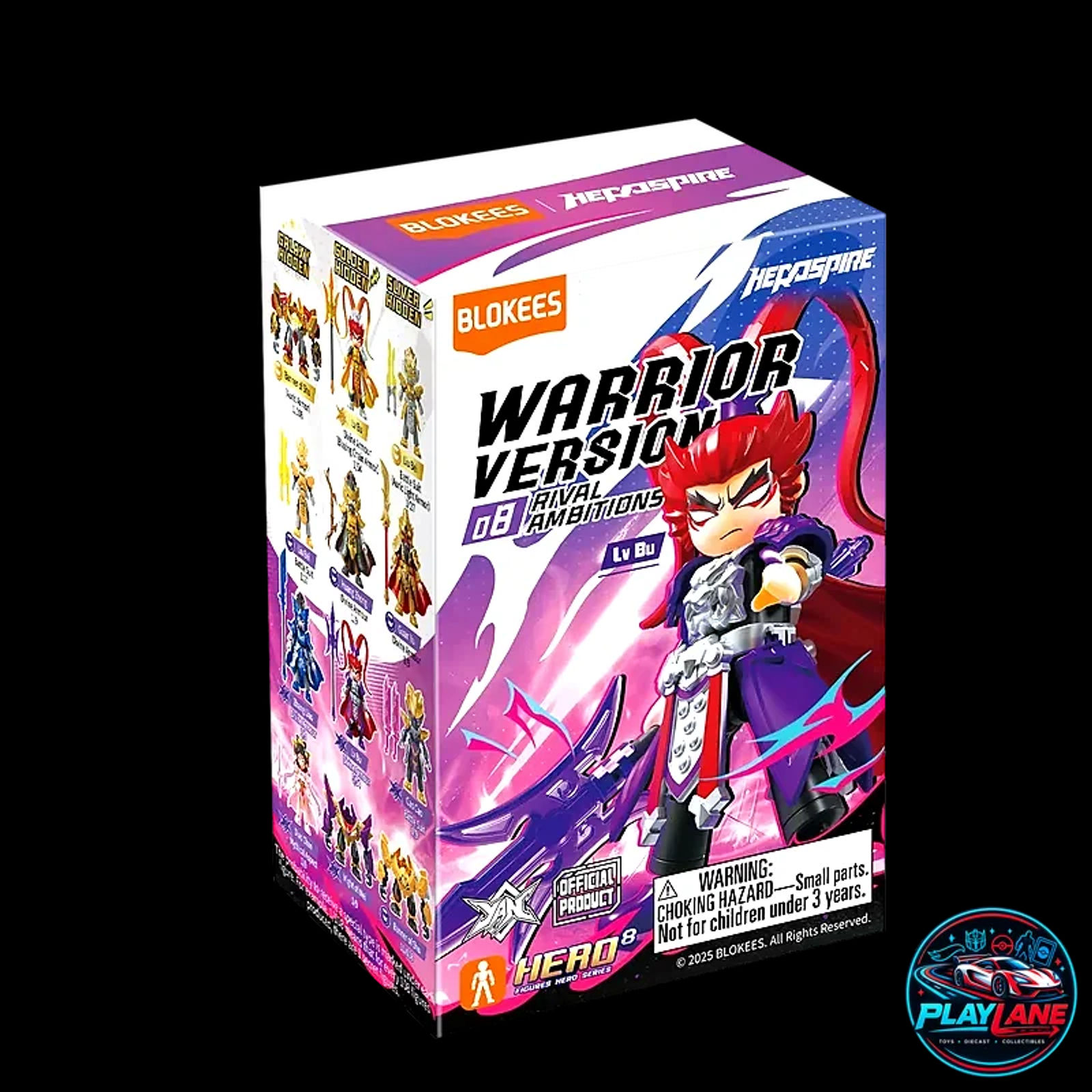 Blokees Herospire: Warrior Version 08 (WV-08) Rival Ambitions - Three Kingdoms Warlords & Sovereigns Articulated Snap-Fit Model Kit Blind Box (Single Pack / Display of 9) - Main View 1