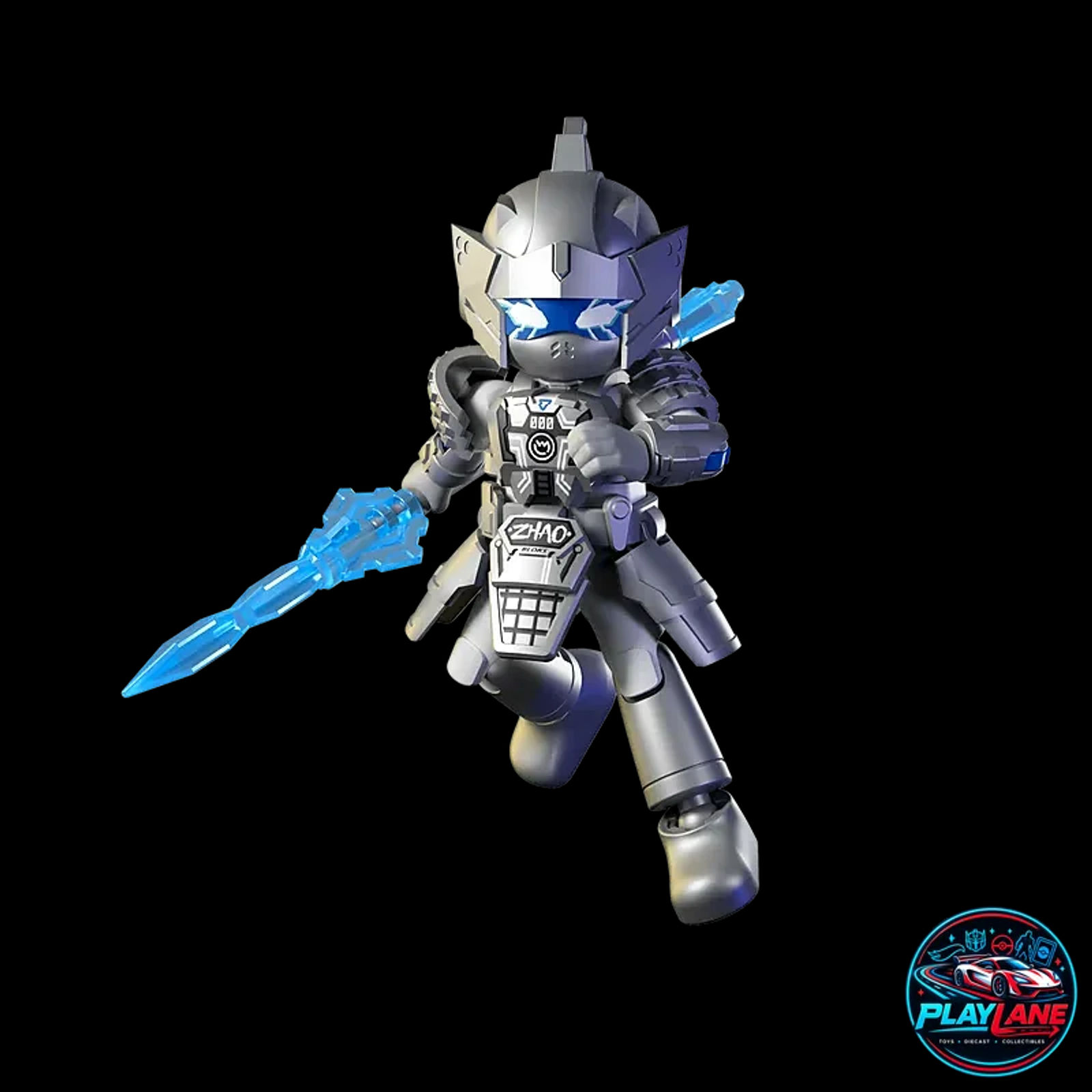 Blokees Herospire: Warrior Version 01 (Hero's Journey) [BLIND BOX] Articulated Snap-Fit Model Kit Action Figure with Removable Battle Armor, Weapon & Collectible Battle Card - Main View 9