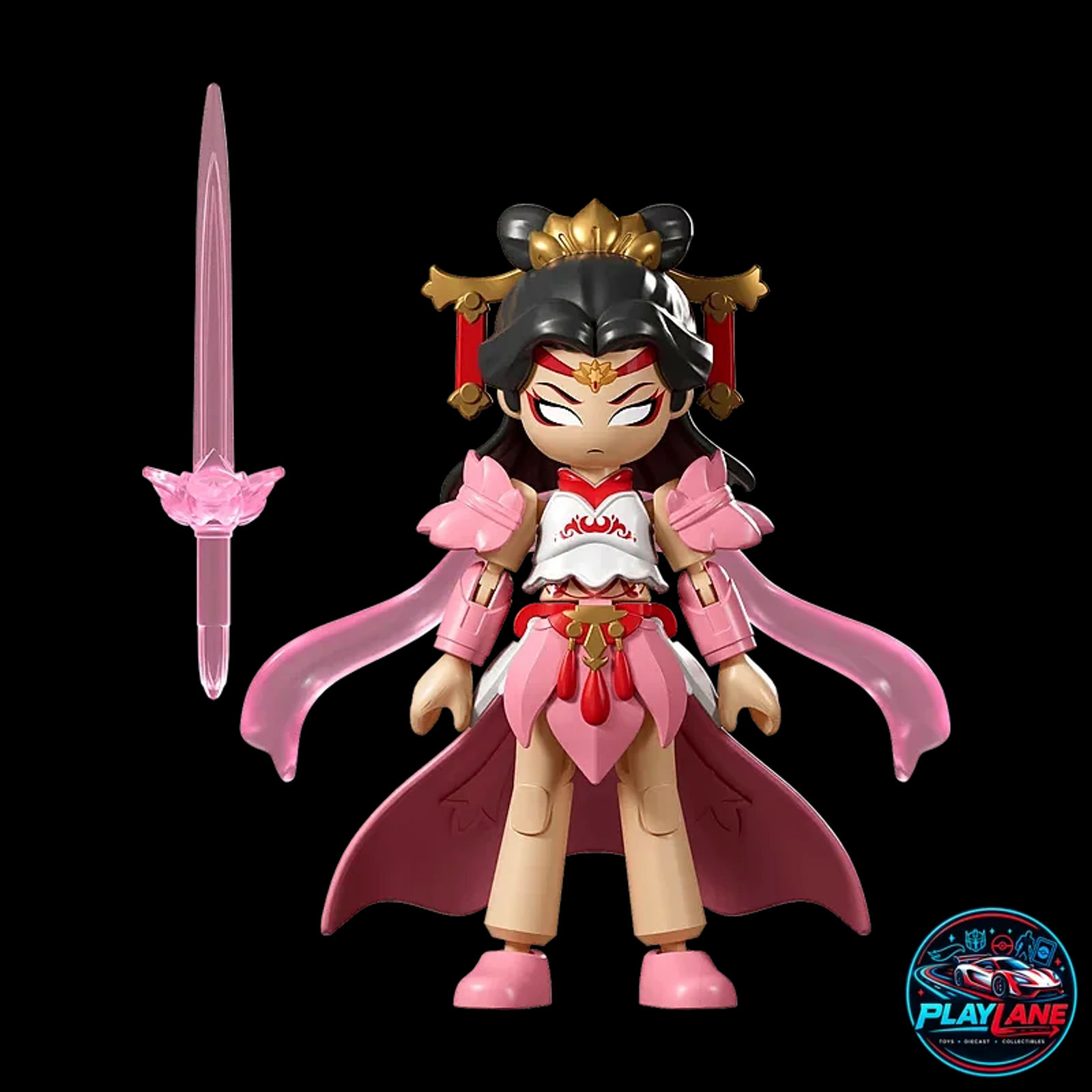 Blokees Herospire: Warrior Version 08 (WV-08) Rival Ambitions - Three Kingdoms Warlords & Sovereigns Articulated Snap-Fit Model Kit Blind Box (Single Pack / Display of 9) - Main View 13