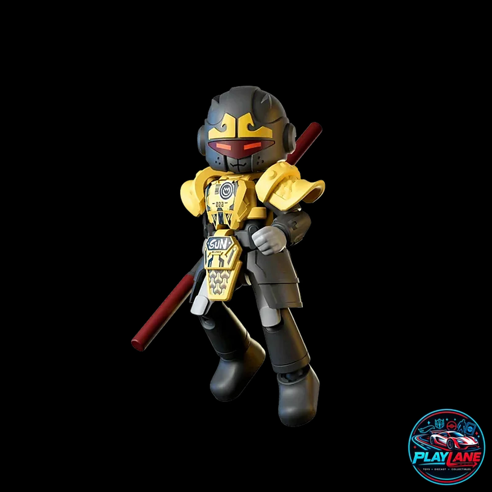 Blokees Herospire: Warrior Version 01 (Hero's Journey) [BLIND BOX] Articulated Snap-Fit Model Kit Action Figure with Removable Battle Armor, Weapon & Collectible Battle Card - Main View 11