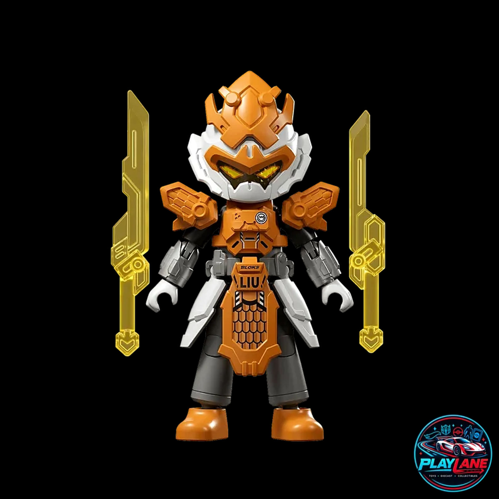 Blokees Herospire: Warrior Version 08 (WV-08) Rival Ambitions - Three Kingdoms Warlords & Sovereigns Articulated Snap-Fit Model Kit Blind Box (Single Pack / Display of 9) - Main View 7