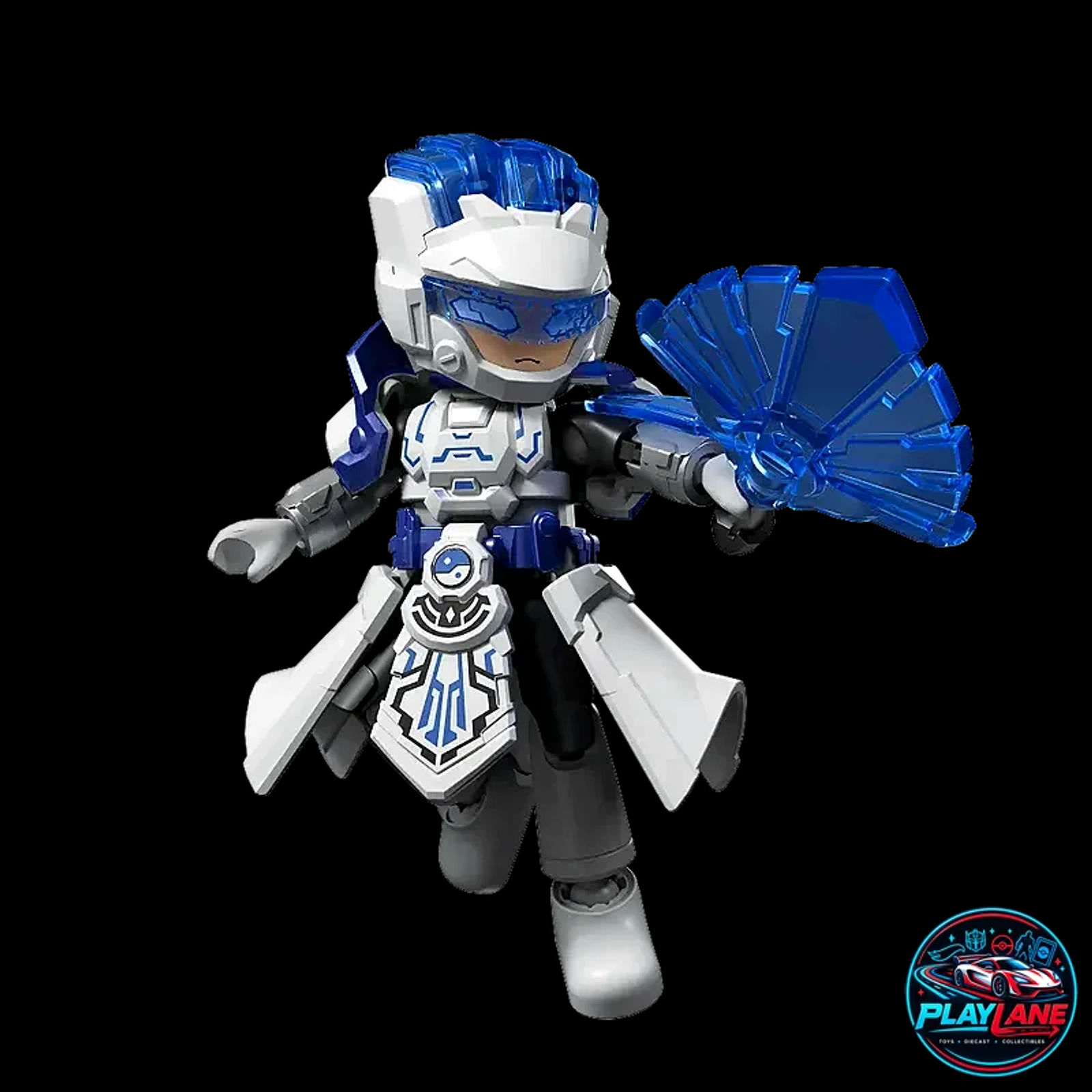Blokees Herospire: Warrior Version 07 (WV-07) Wisdom And Brave - Three Kingdoms & Mythological Strategists Articulated Snap-Fit Model Kit Blind Box (Single Pack / Display of 9) - Main View 4