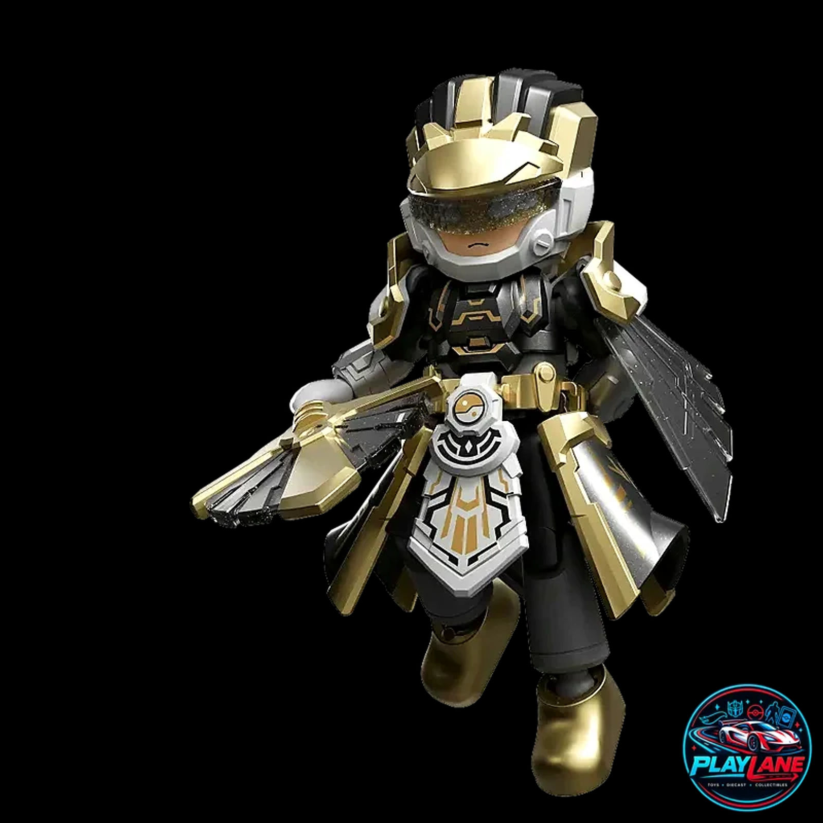 Blokees Herospire: Warrior Version 07 (WV-07) Wisdom And Brave - Three Kingdoms & Mythological Strategists Articulated Snap-Fit Model Kit Blind Box (Single Pack / Display of 9) - Main View 7