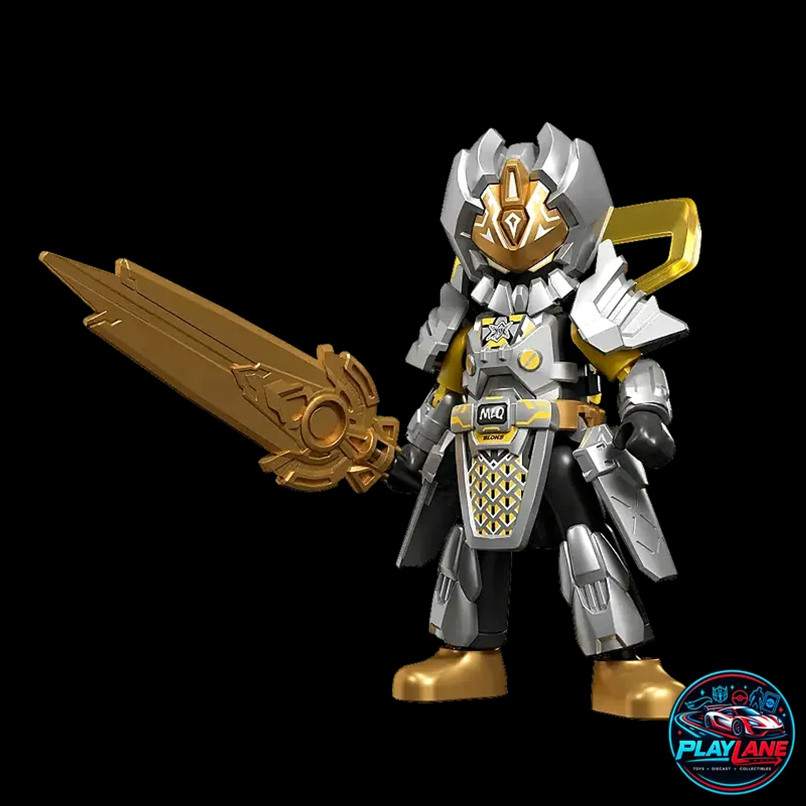 Blokees Herospire: Warrior Version 07 (WV-07) Wisdom And Brave - Three Kingdoms & Mythological Strategists Articulated Snap-Fit Model Kit Blind Box (Single Pack / Display of 9) - Main View 9