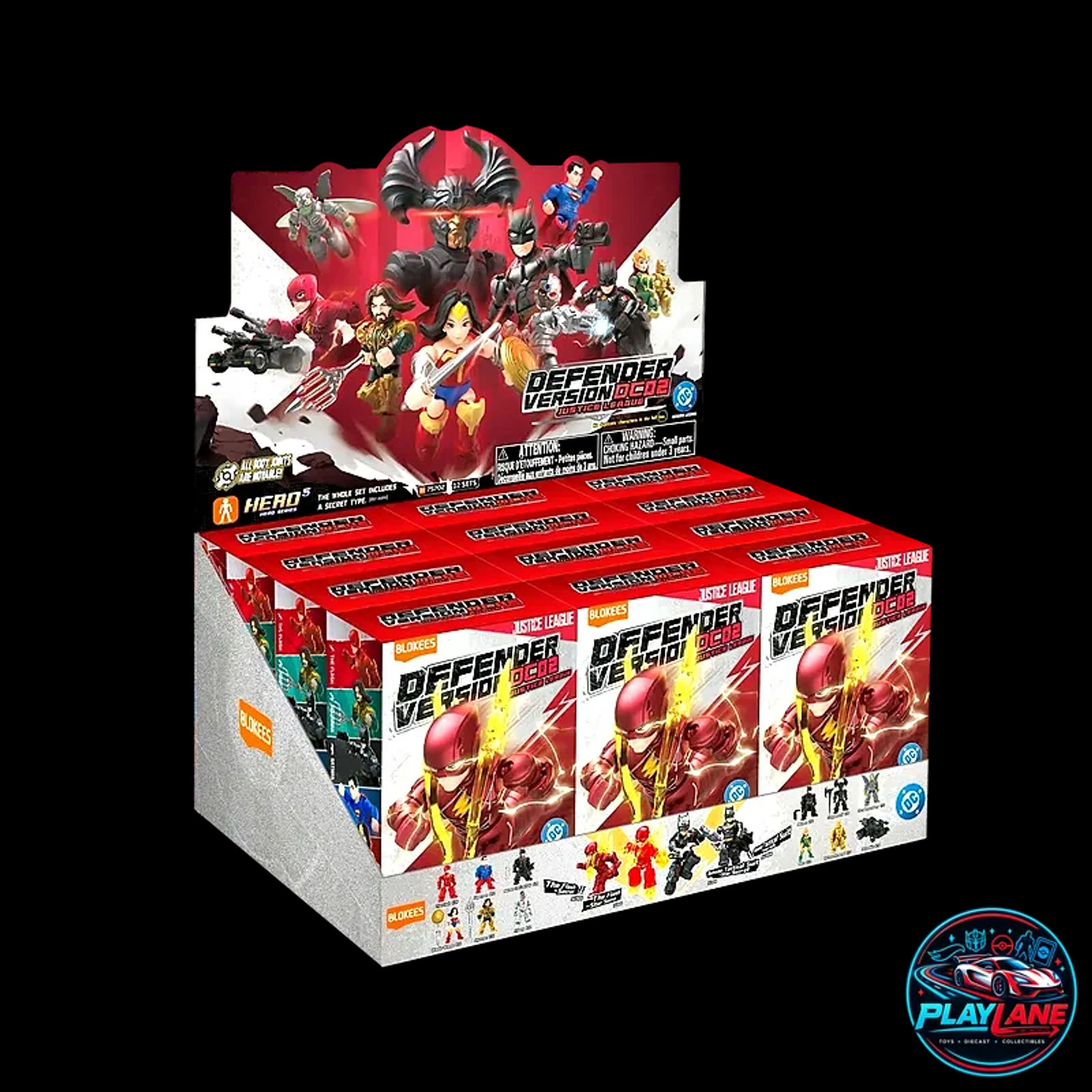 BLOKEES Justice League Defender Version DC02 Blind Box Articulated Model Kit - Main View 2