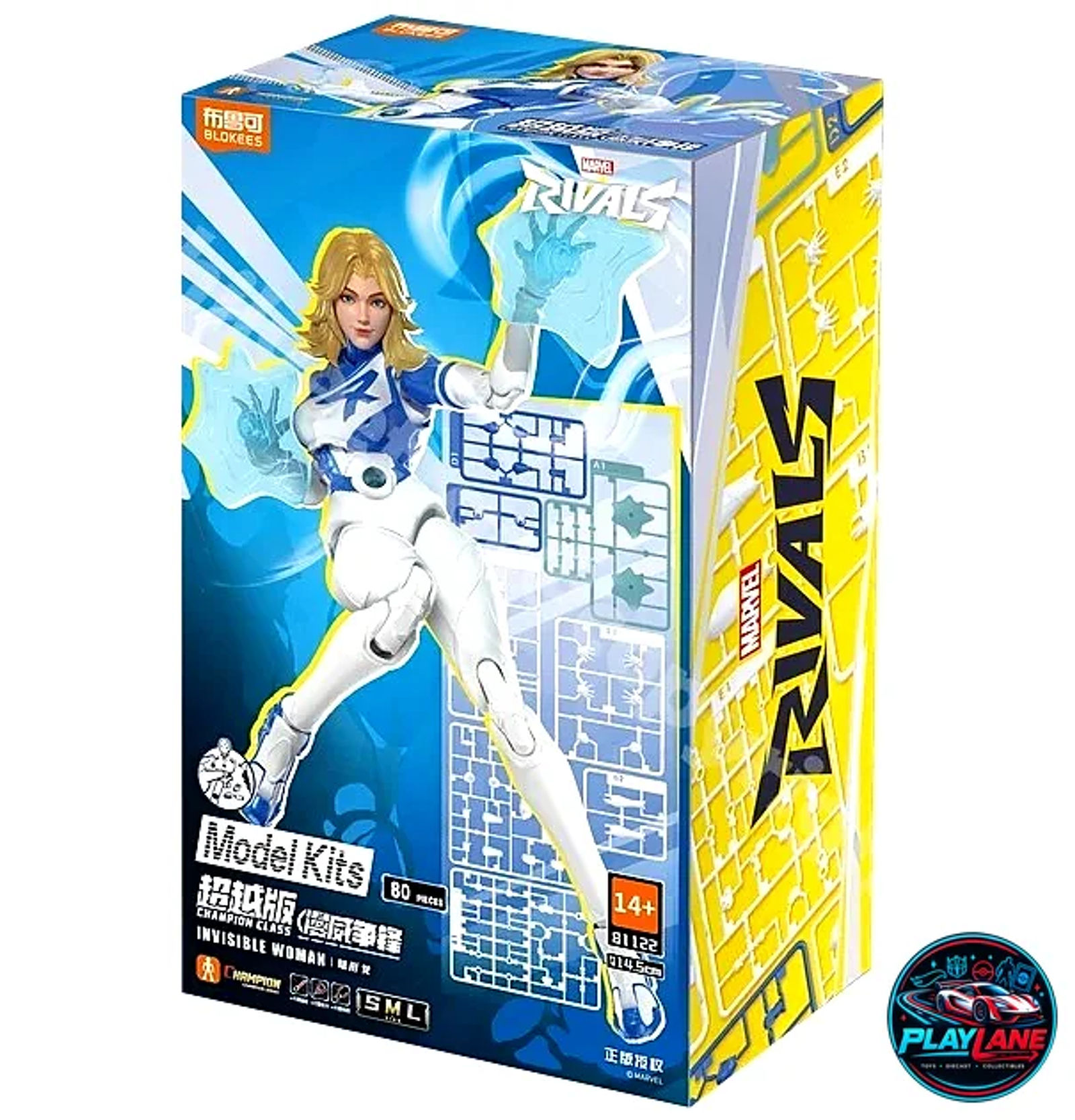 Blokees Marvel Rivals Champion Class Invisible Woman 1/12 Model Kit Figure - Main View 1