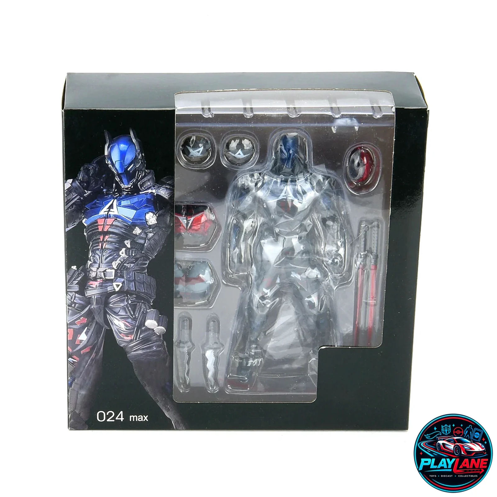 Amazing Yamaguchi Revoltech: Batman Arkham Knight (KO Max V2 Upgraded Version) 6-Inch / 1:12 Scale Collectible Action Figure (with Red Hood Swap Parts & Arsenal) - Main View 1