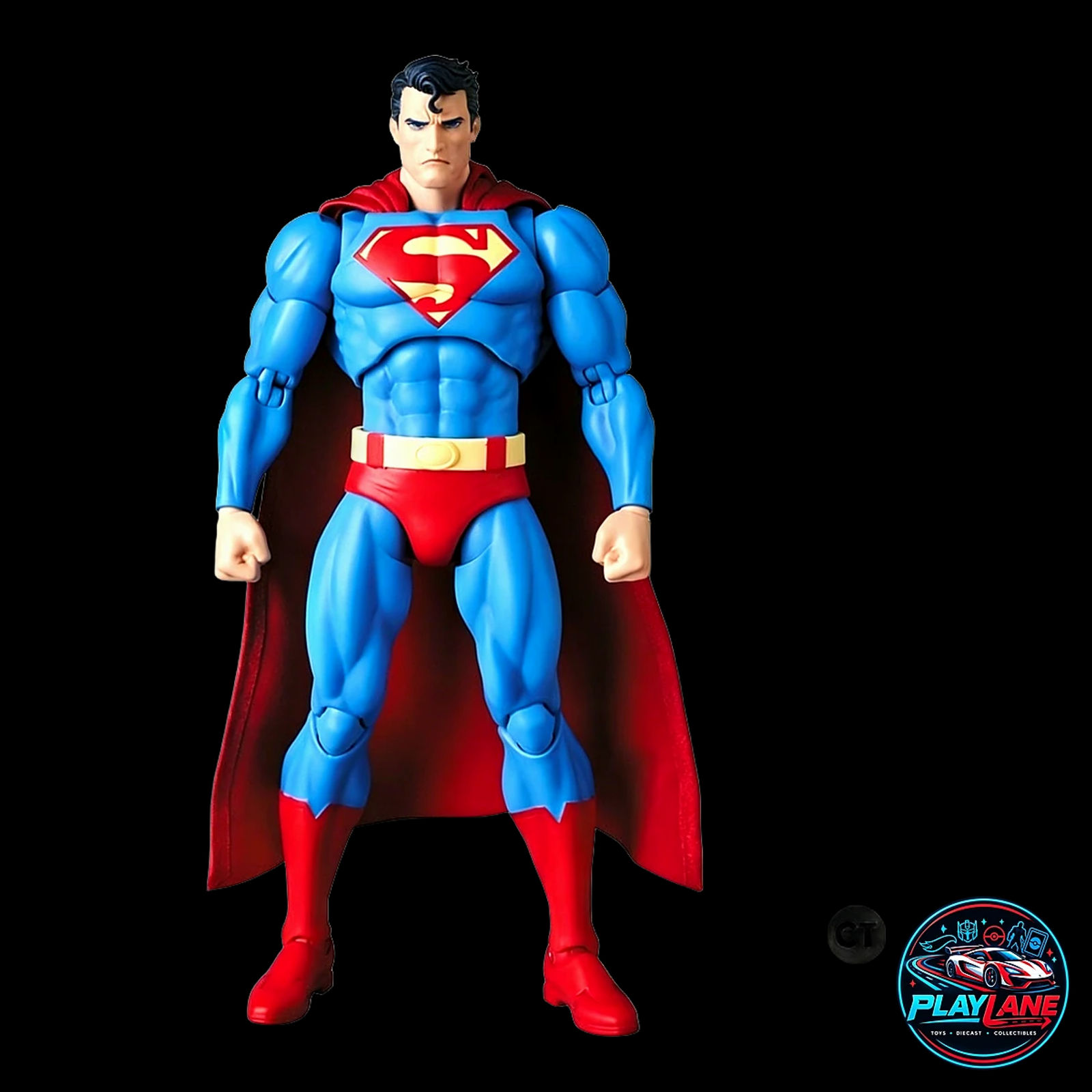 CT Toys No.117 Superman (Batman: Hush Ver.) 1/12 Scale Highly Articulated Comic Action Figure with Poseable Wired Cloth Cape, Poison Ivy Vine & Heat Vision Head - Main View 10