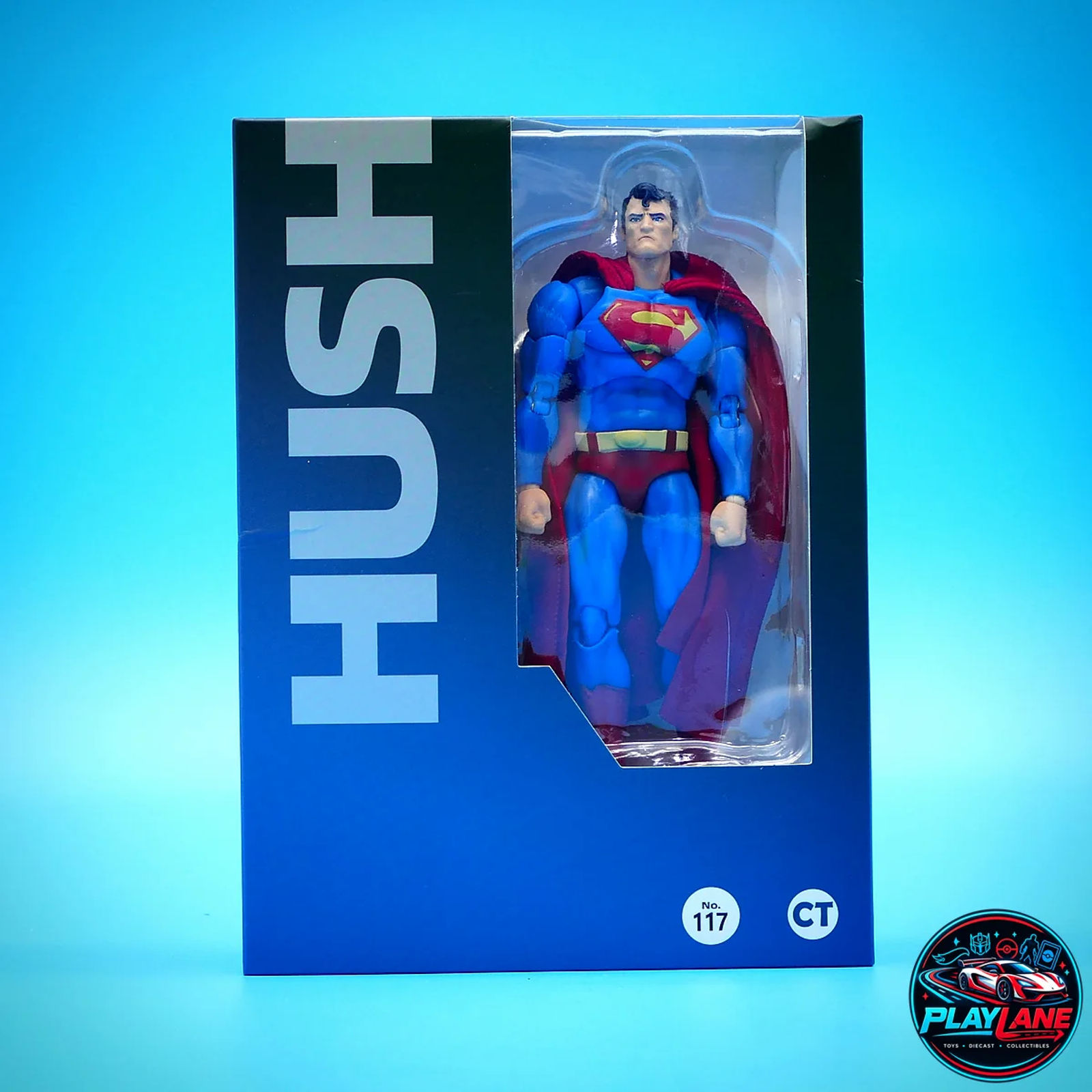 CT Toys No.117 Superman (Batman: Hush Ver.) 1/12 Scale Highly Articulated Comic Action Figure with Poseable Wired Cloth Cape, Poison Ivy Vine & Heat Vision Head - Main View 2