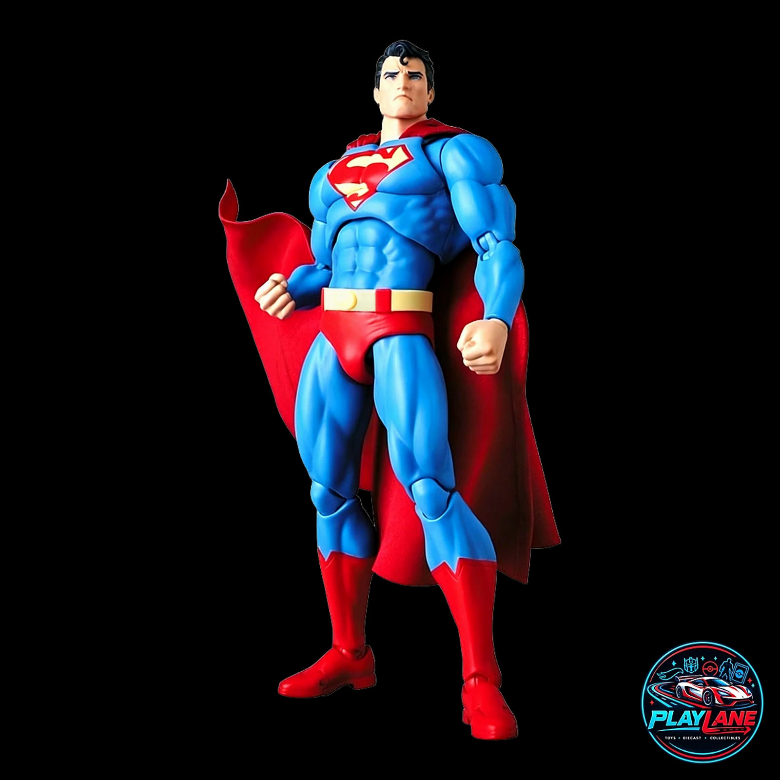 CT Toys No.117 Superman (Batman: Hush Ver.) 1/12 Scale Highly Articulated Comic Action Figure with Poseable Wired Cloth Cape, Poison Ivy Vine & Heat Vision Head - Main View 7