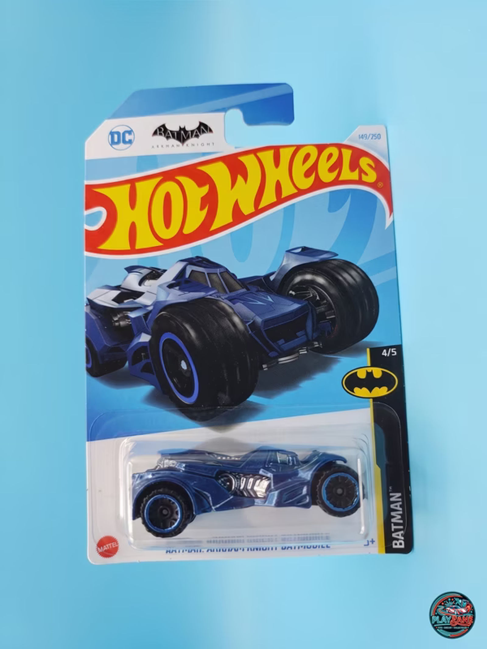 Hot Wheels Batman: Arkham Knight Batmobile – Metallic Dark Blue Edition (Premium Imported International 1:64 Scale) - Main View 1