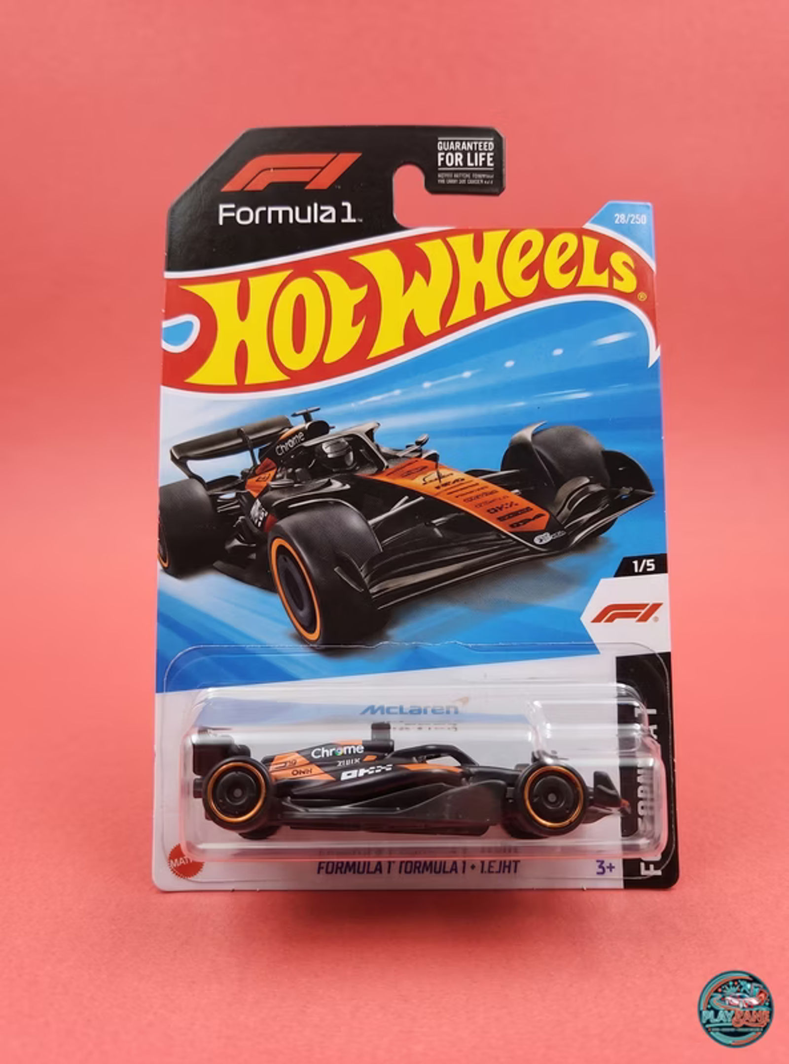 Hot Wheels McLaren Formula 1 Team | 1:64 Scale Die-Cast Open-Wheel Racing Model Toy Car | F1 Collector Edition Grand Prix Replica - Main View 1