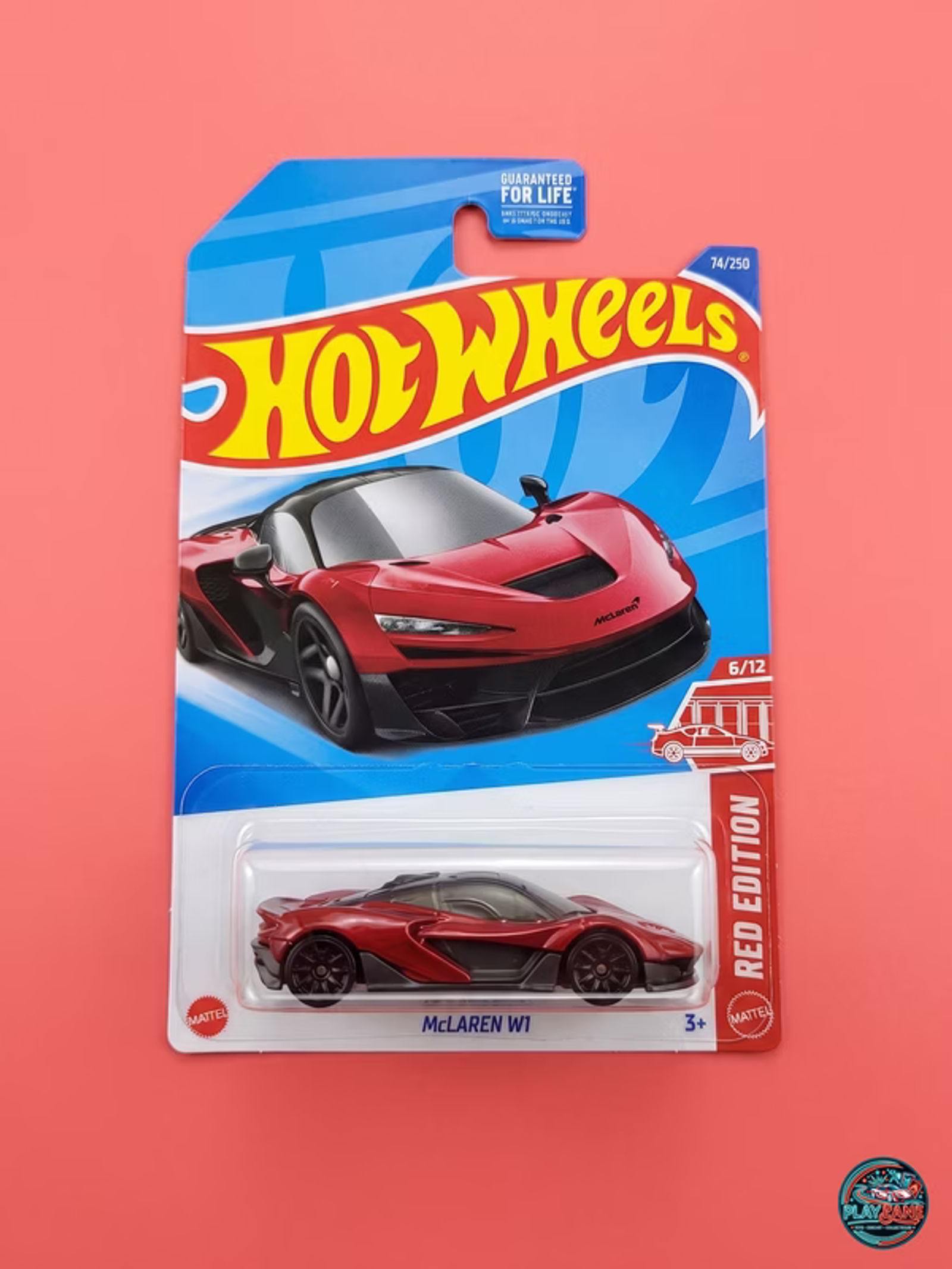 Hot Wheels McLaren W1 Red Edition – Target Exclusive 1:64 Scale Diecast Model Car | Imported - Main View 1