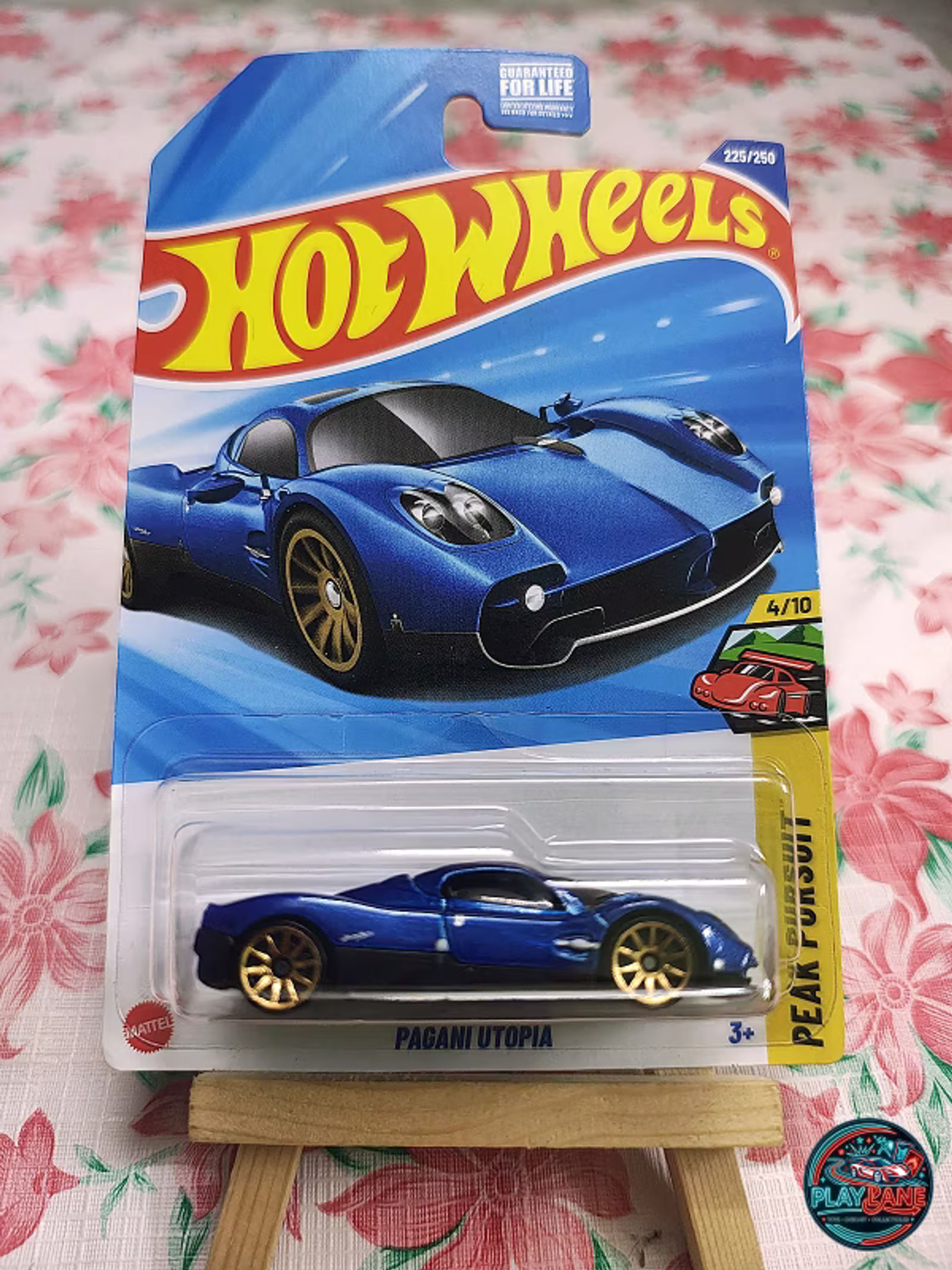 Hot Wheels Pagani Utopia Metallic Blue | Imported – 1:64 Scale Peak Pursuit Mainline Diecast Model Car - Main View 1