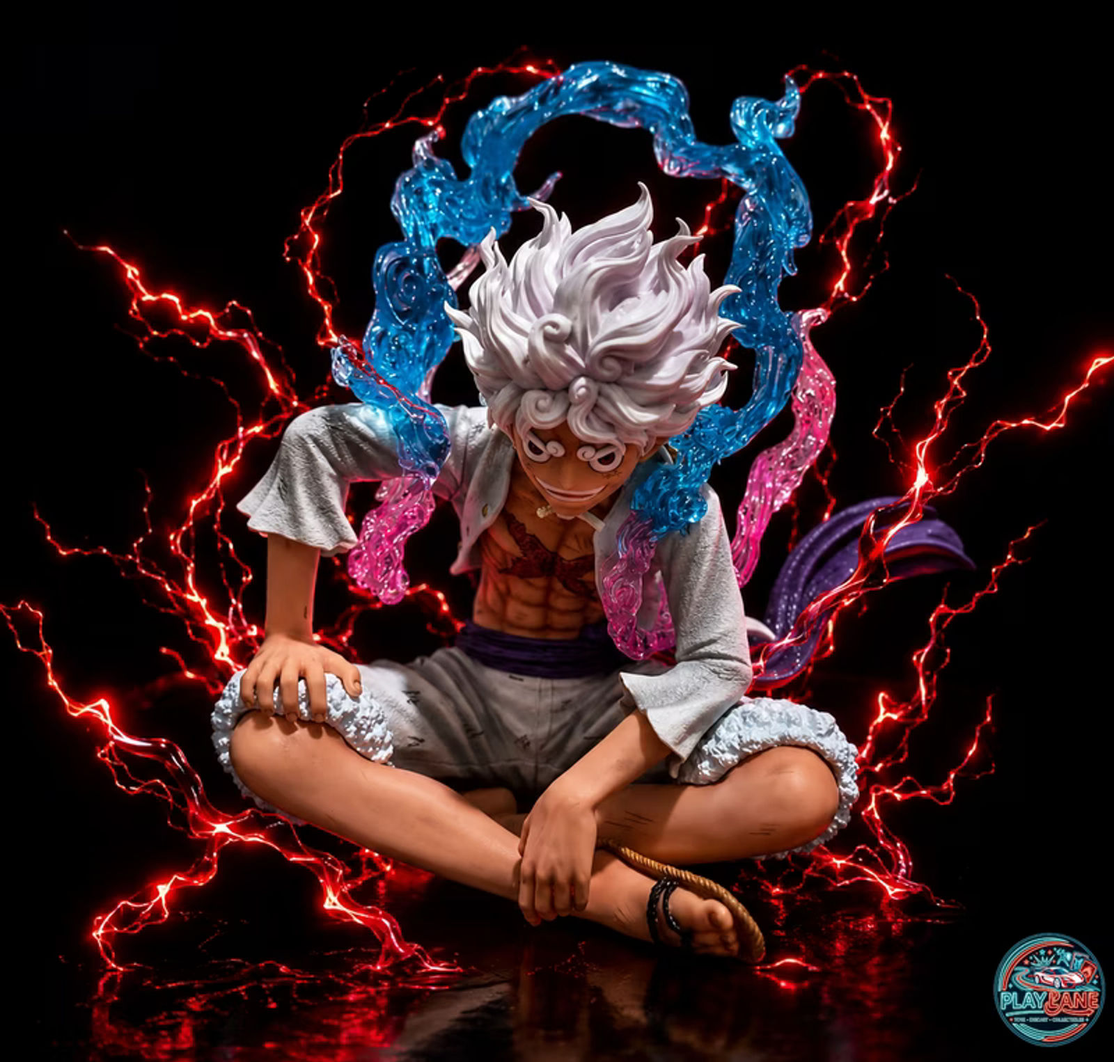 One Piece Anime Statue | Monkey D. Luffy Gear 5 (Sun God Nika) | Premium 16cm PVC Assembled Detailed Battle Pose Action Figure Collectible - Main View 1