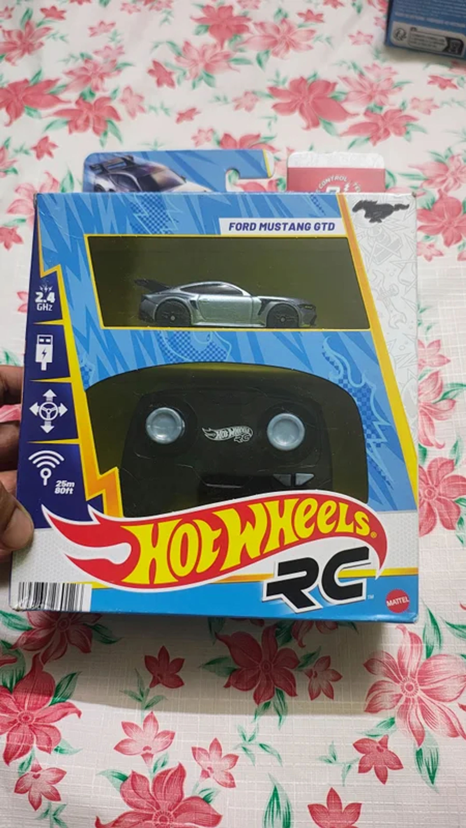 Hot Wheels RC 1:64 Scale Ford Mustang GTD Remote Control Car (US Imported) - Main View 1