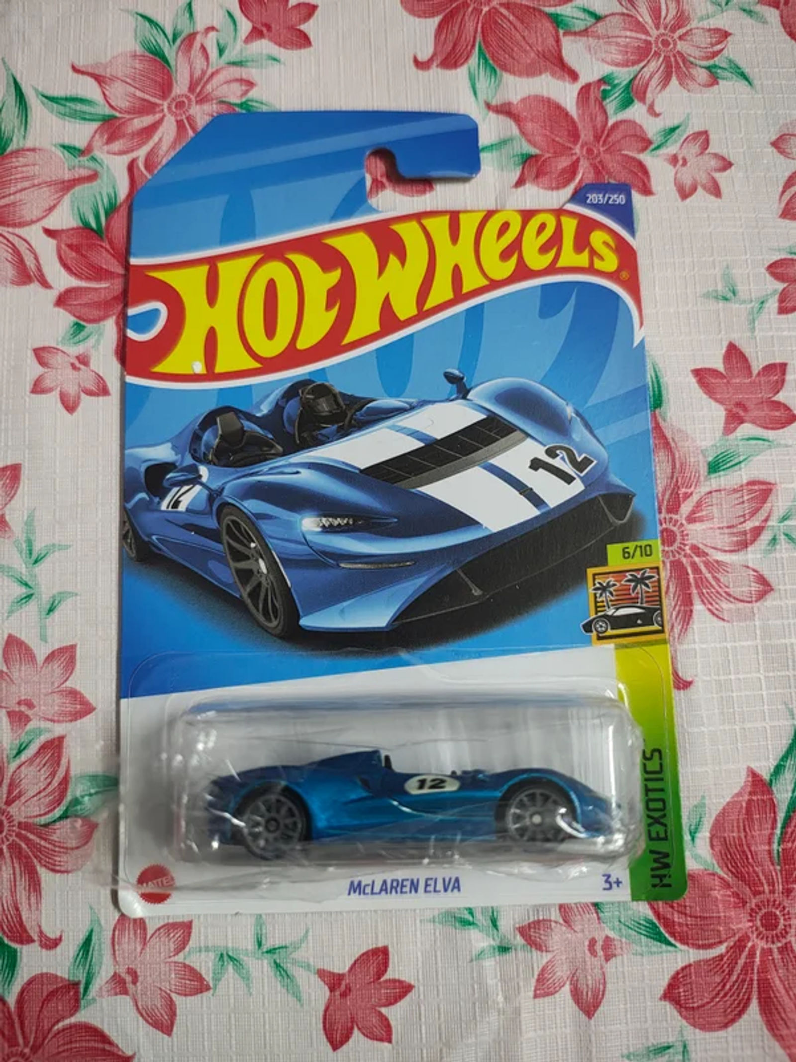 Hot Wheels HW Exotics – McLaren Elva (Burton Blue Edition) | Premium Imported 1:64 Scale Die-Cast Car - Main View 1