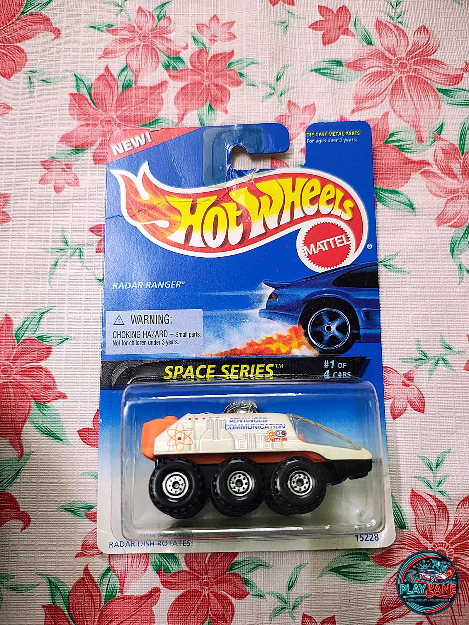 Hot Wheels Radar Ranger 1996 Space Series Pearl White | Imported – 1:64 Scale Retro Sci-Fi Mainline Diecast Model Car - Main View 1