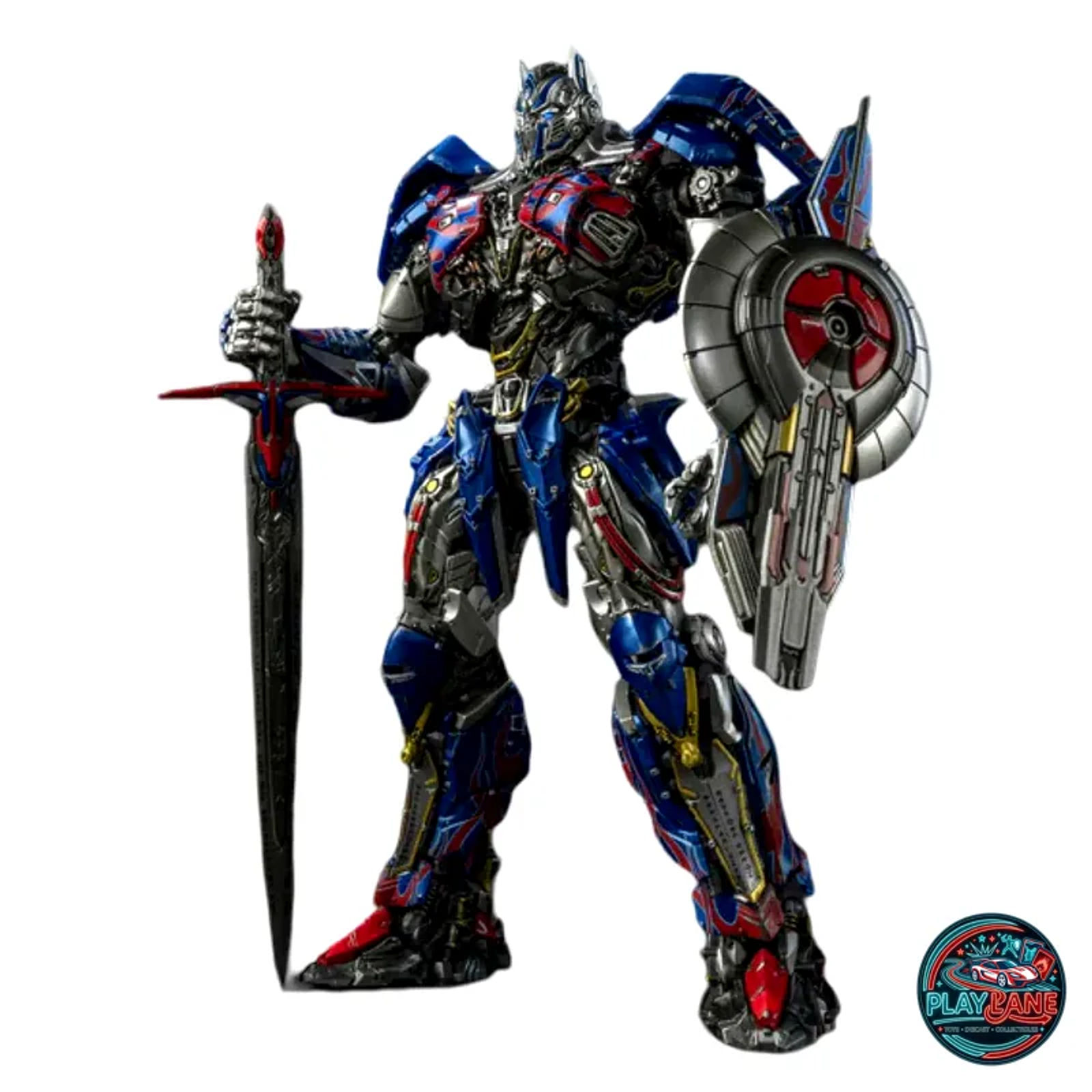 YOLOPARK AMK PRO Series Transformers: The Last Knight Optimus Prime | 7.87-Inch Articulated Non-Transforming Premium Die-Cast Model Kit Action Figure - Main View 3