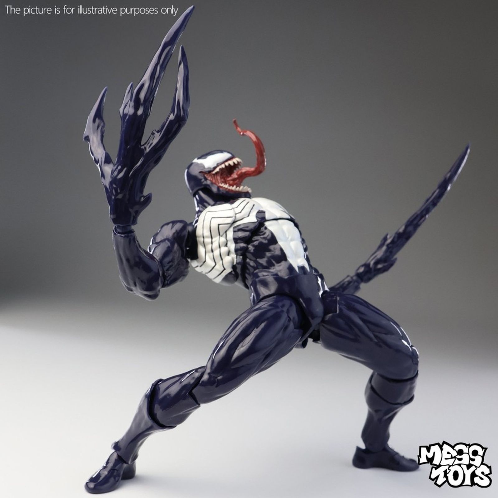 MESS Toys Venom Lethal Neighbor Chaos Symbiote Action Figure (16cm) - Main View 2