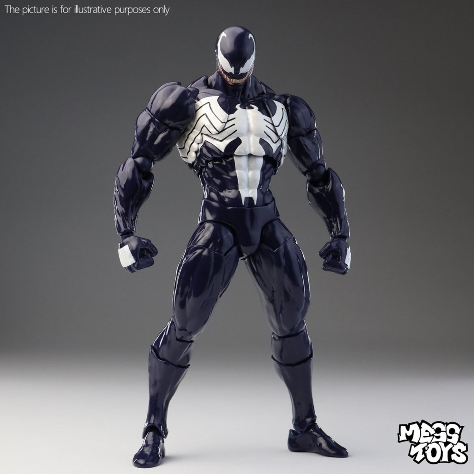 MESS Toys Venom Lethal Neighbor Chaos Symbiote Action Figure (16cm) - Main View 5