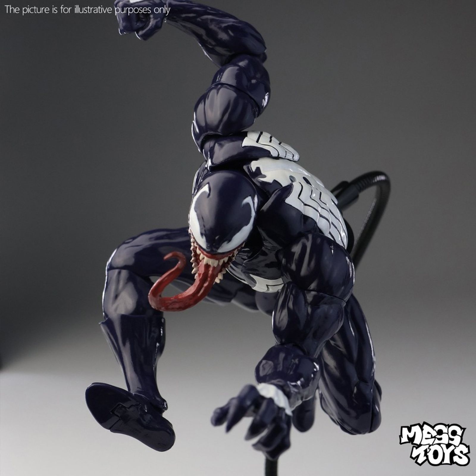 MESS Toys Venom Lethal Neighbor Chaos Symbiote Action Figure (16cm) - Main View 6