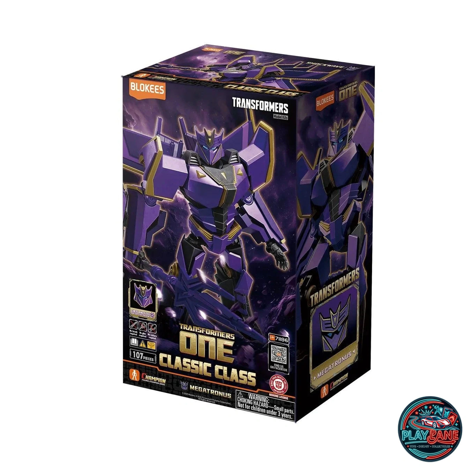 Blokees Transformers Champion Class Megatronus Mini Snap-Fit Model Kit - Main View 1