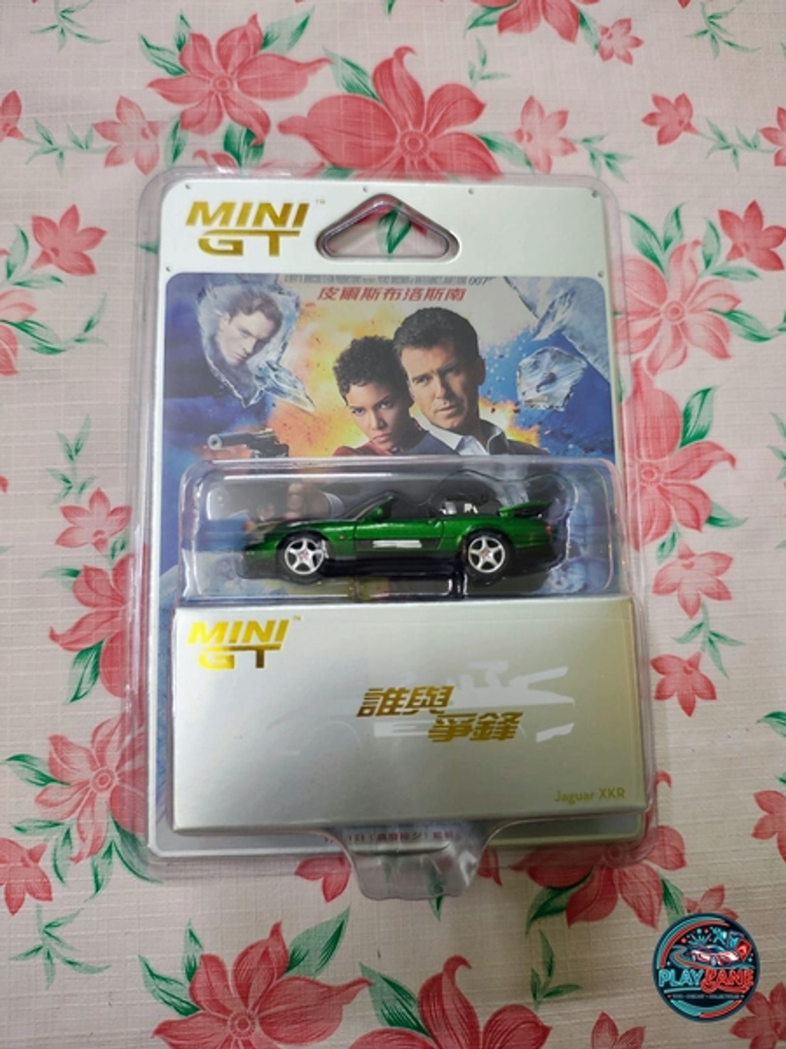 Mini GT 1:64 Jaguar XKR – James Bond 007 "Die Another Day" (Premium Chinese Edition Blister Pack) - Main View 1