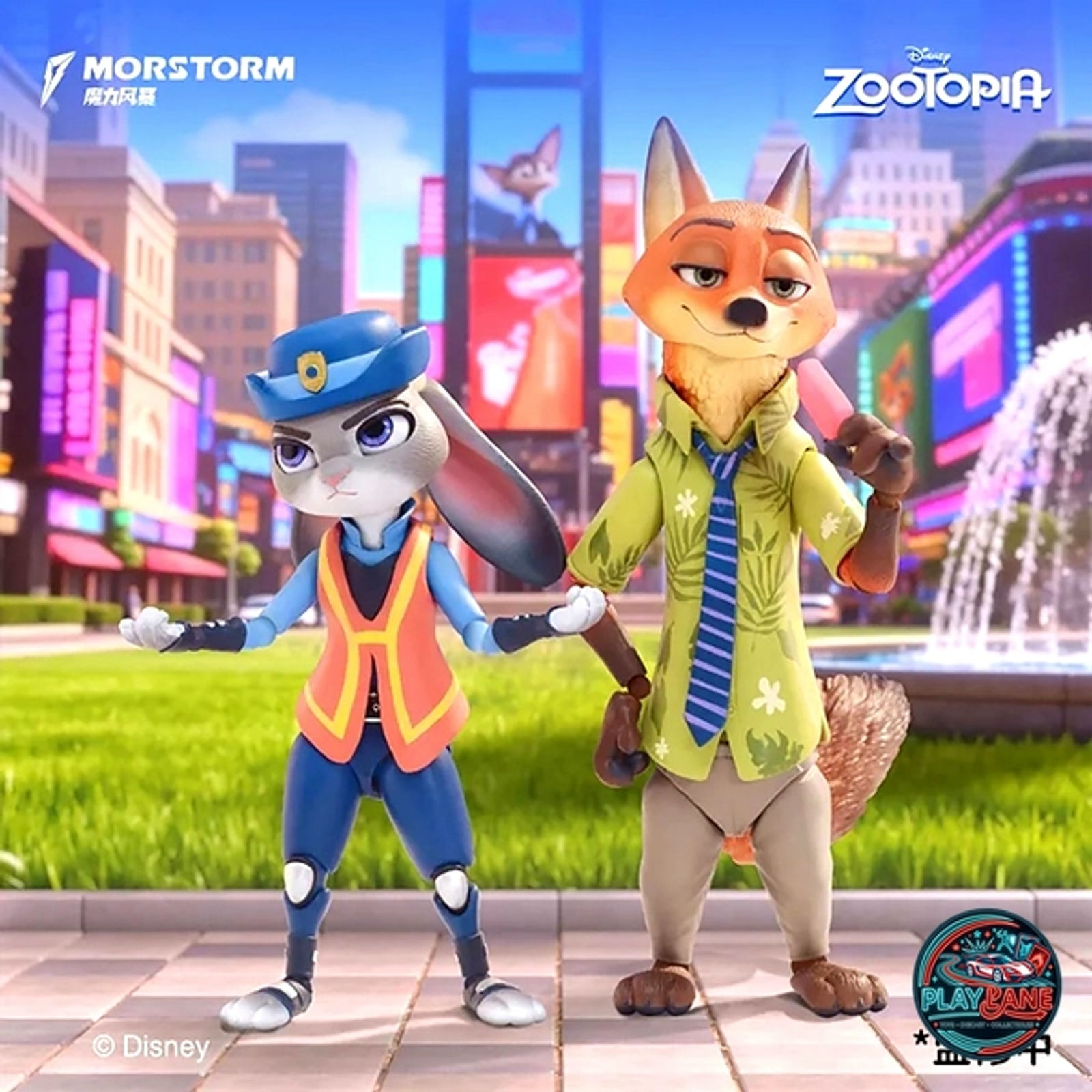 HIPLAY MORSTORM Zootopia Action Figure Vol. 1 MS20004 Blind Box Figure (14cm Articulated Model) - Main View 2