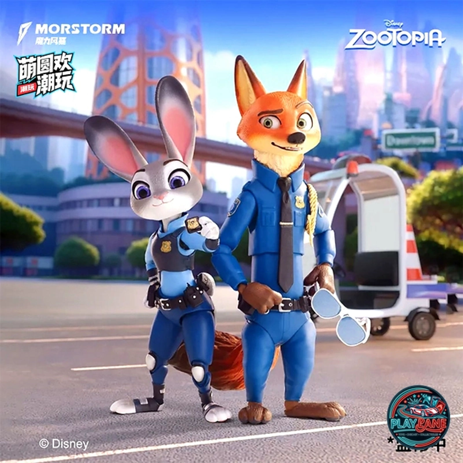 HIPLAY MORSTORM Zootopia Action Figure Vol. 1 MS20004 Blind Box Figure (14cm Articulated Model) - Main View 1
