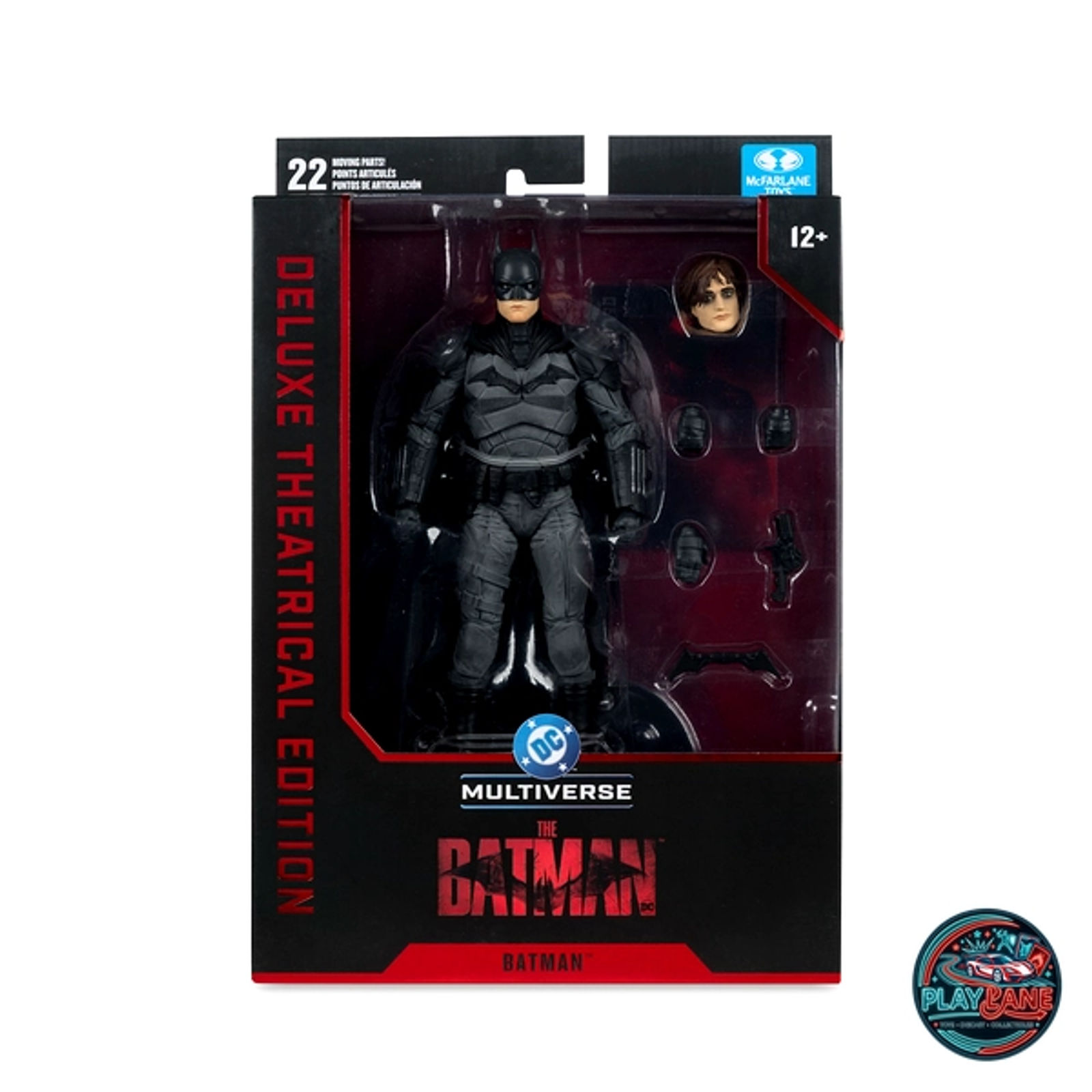 McFarlane Toys DC Multiverse "The Batman" (2022 Theatrical Movie / Robert Pattinson) 7-Inch Action Figure - Main View 2