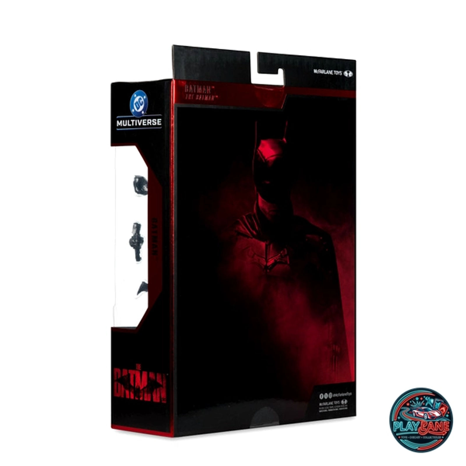 McFarlane Toys DC Multiverse "The Batman" (2022 Theatrical Movie / Robert Pattinson) 7-Inch Action Figure - Main View 3