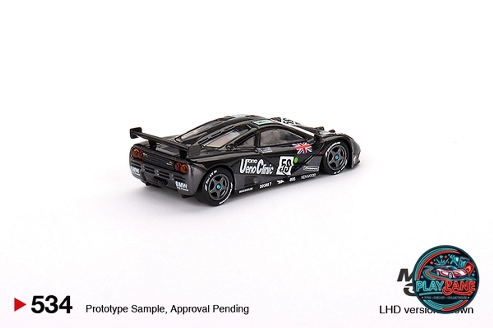 Mini GT 1:64 McLaren F1 GTR #59 1995 Le Mans 24Hr Winner Ueno Clinic (Die-Cast Model Car) - Main View 4