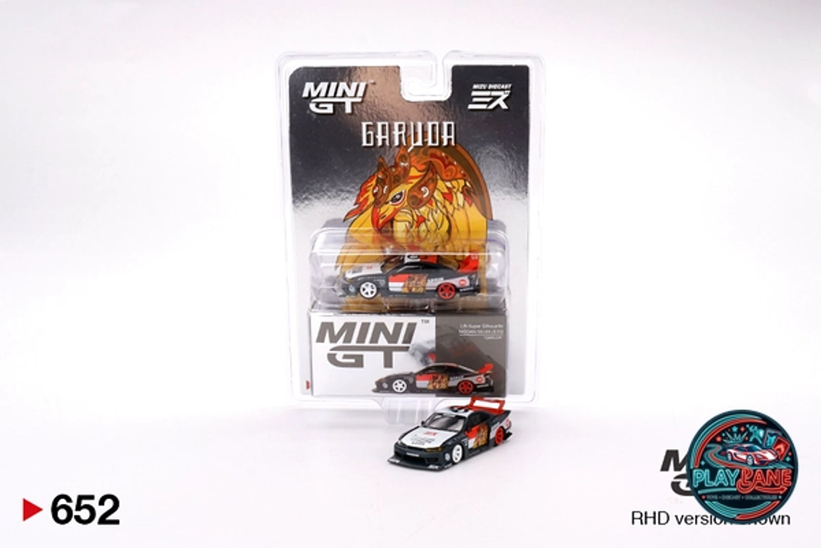 Mini GT 1:64 LB-Super Silhouette Nissan SILVIA (S15) "GARUDA" (Die-Cast Model Car) - Main View 1