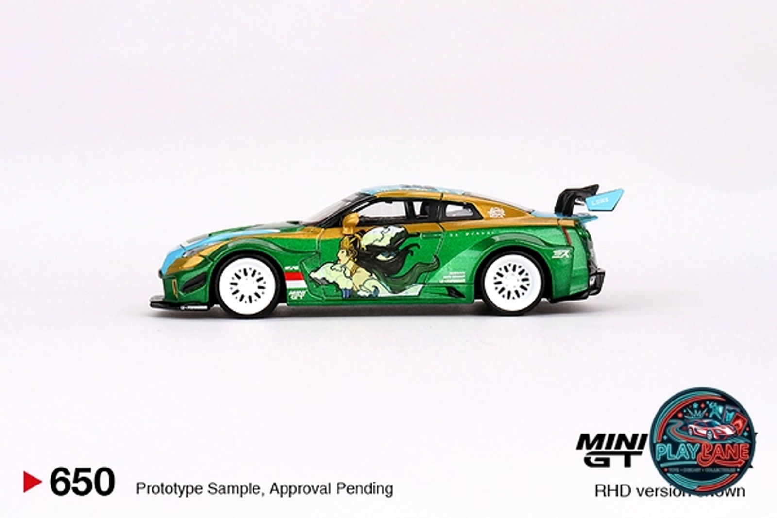 Mini GT 1:64 LB-Silhouette WORKS GT NISSAN 35GT-RR Ver.2 “PRINCESS RORO” (Die-Cast Model Car) - Main View 4