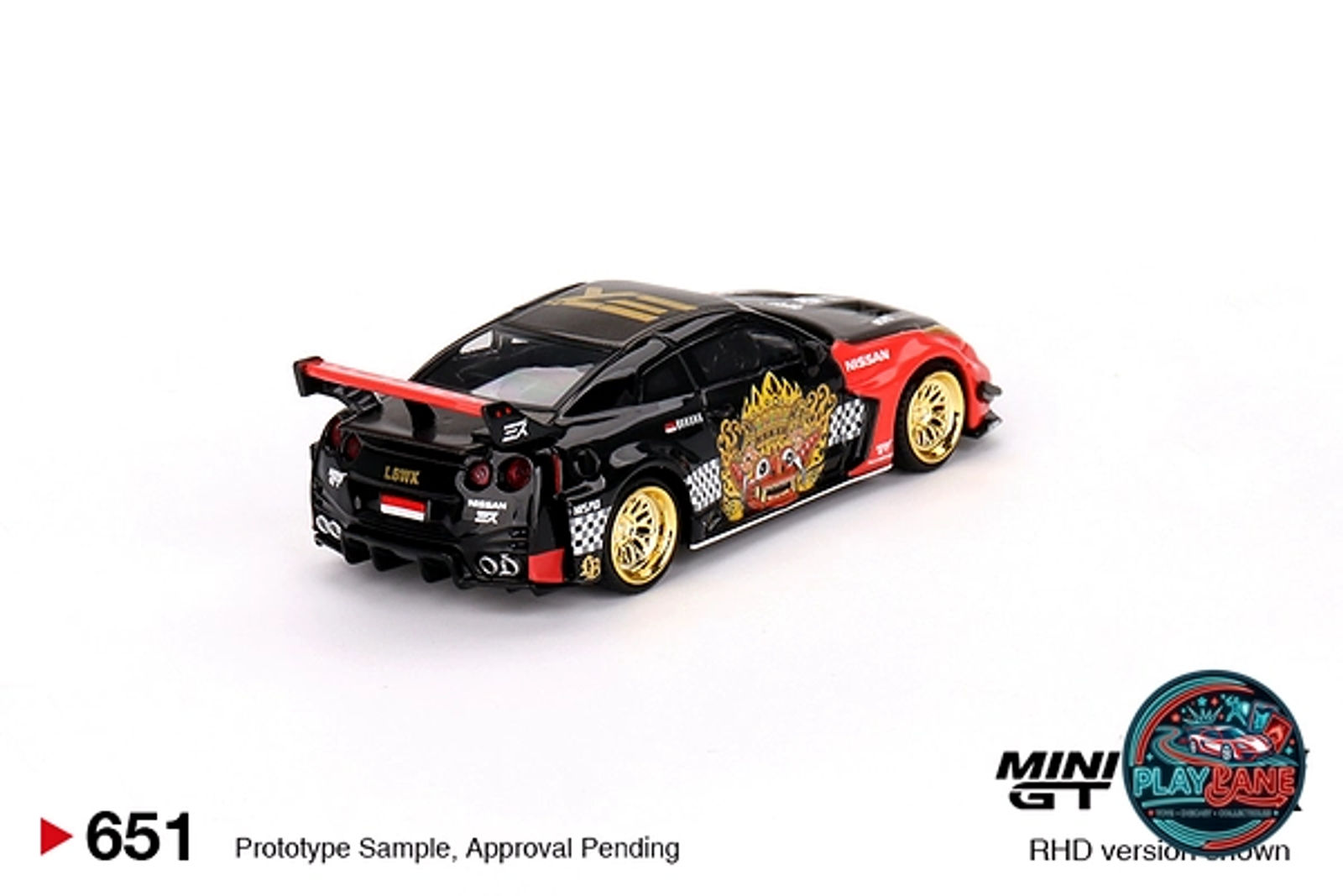 Mini GT 1:64 LB-Silhouette WORKS GT NISSAN 35GT-RR Ver.1 “BARONG” (Die-Cast Model Car) - Main View 4