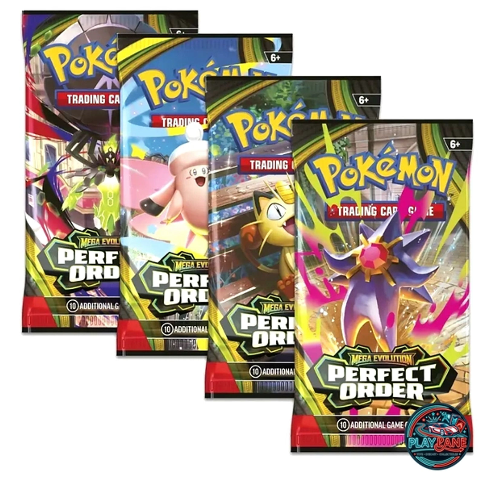 Pokémon TCG: Mega Evolution—Perfect Order Booster Bundle (6 Sealed Packs) - Main View 2