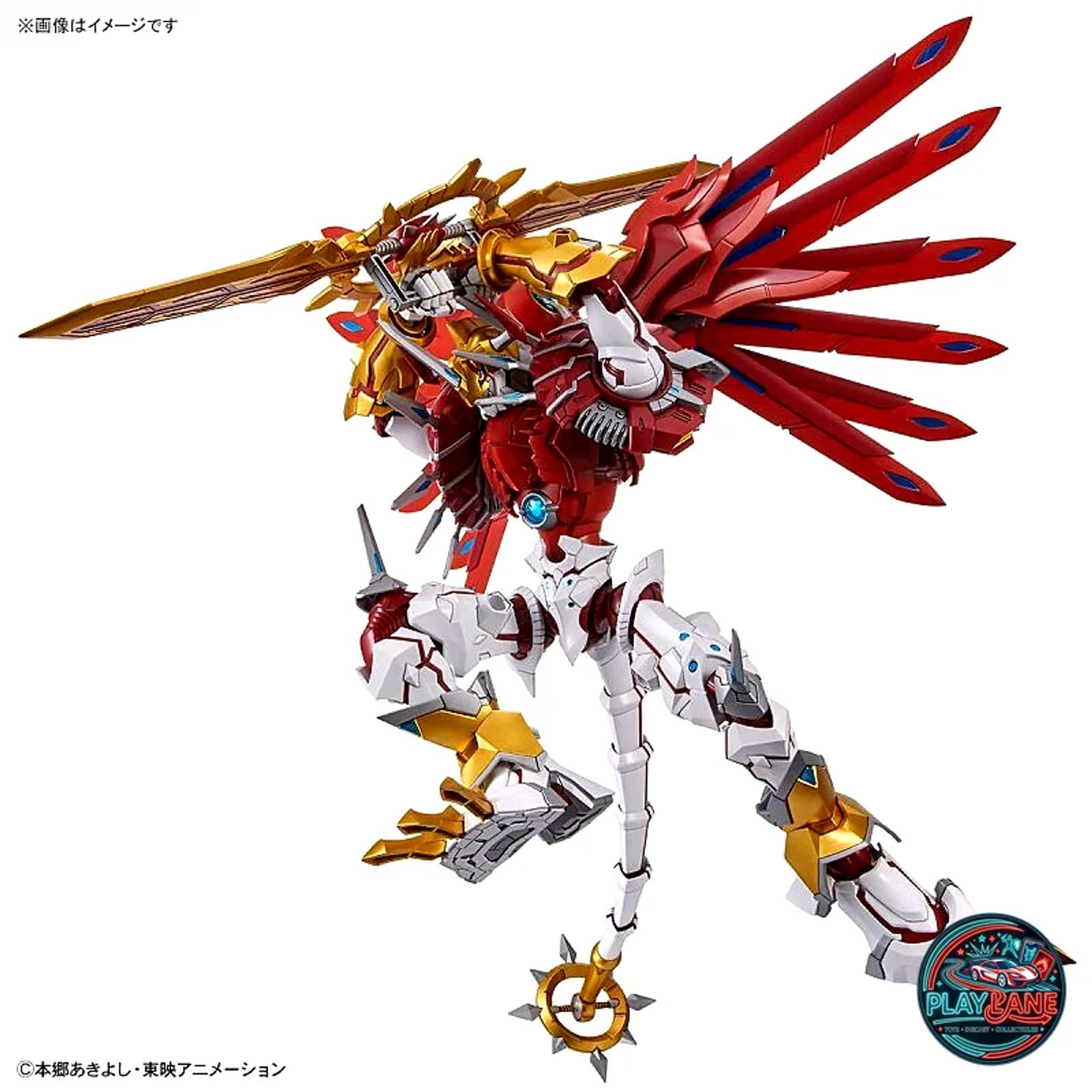 Bandai Figure-rise Standard Amplified ShineGreymon (Digimon Savers Plastic Model Kit) - Main View 2