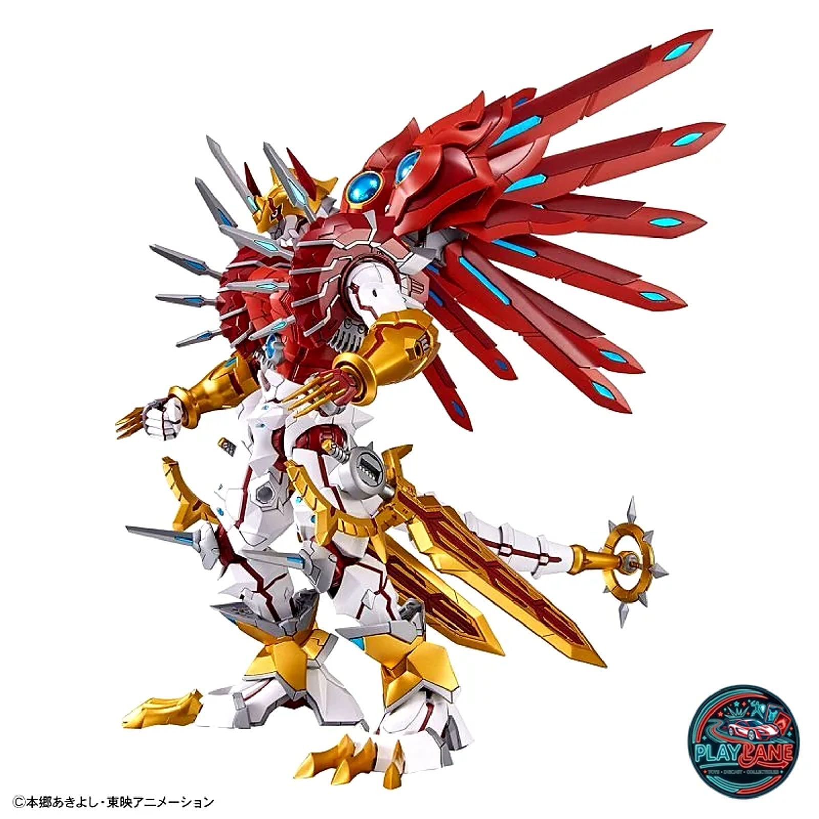 Bandai Figure-rise Standard Amplified ShineGreymon (Digimon Savers Plastic Model Kit) - Main View 3